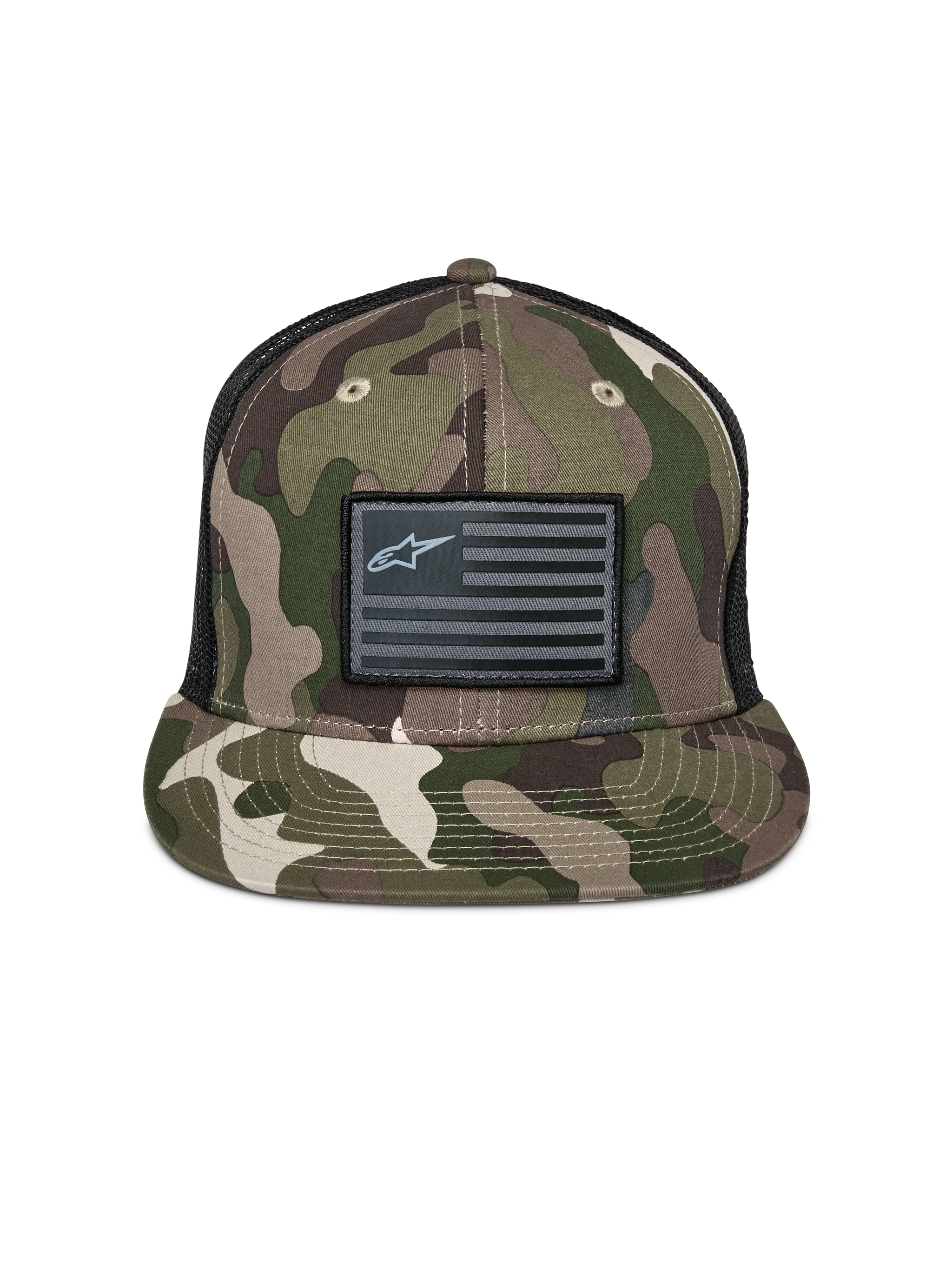 Flag Flat Trucker Hat