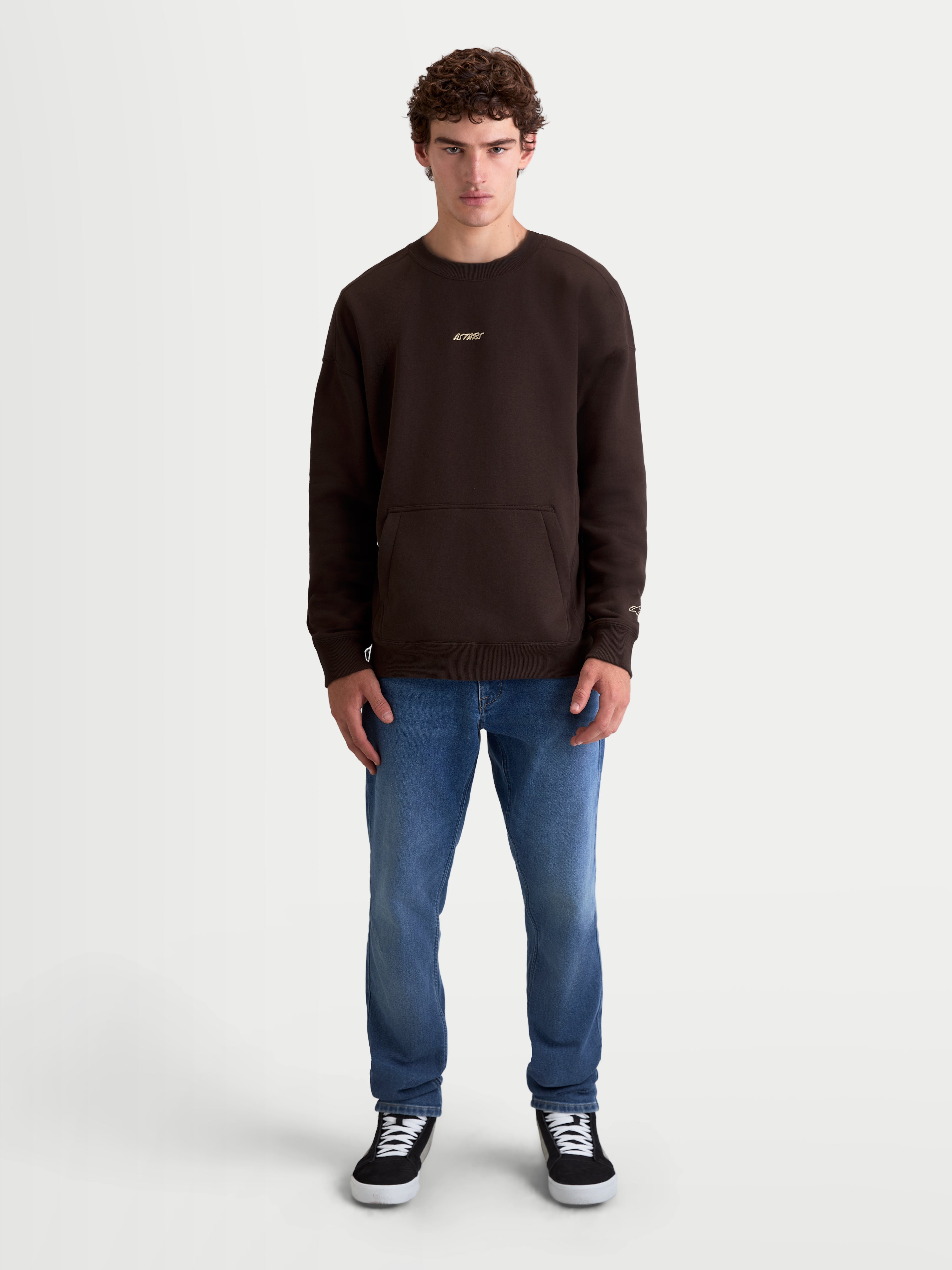 Guise Oversized Crew - Brown Pullover | Alpinestars®