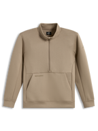 Alpinestars Apera Half-Zip Sweatshirt, Sportswear Pullover, Sand, Fleece Material with Kangaroo Pocket and Tonal Logos