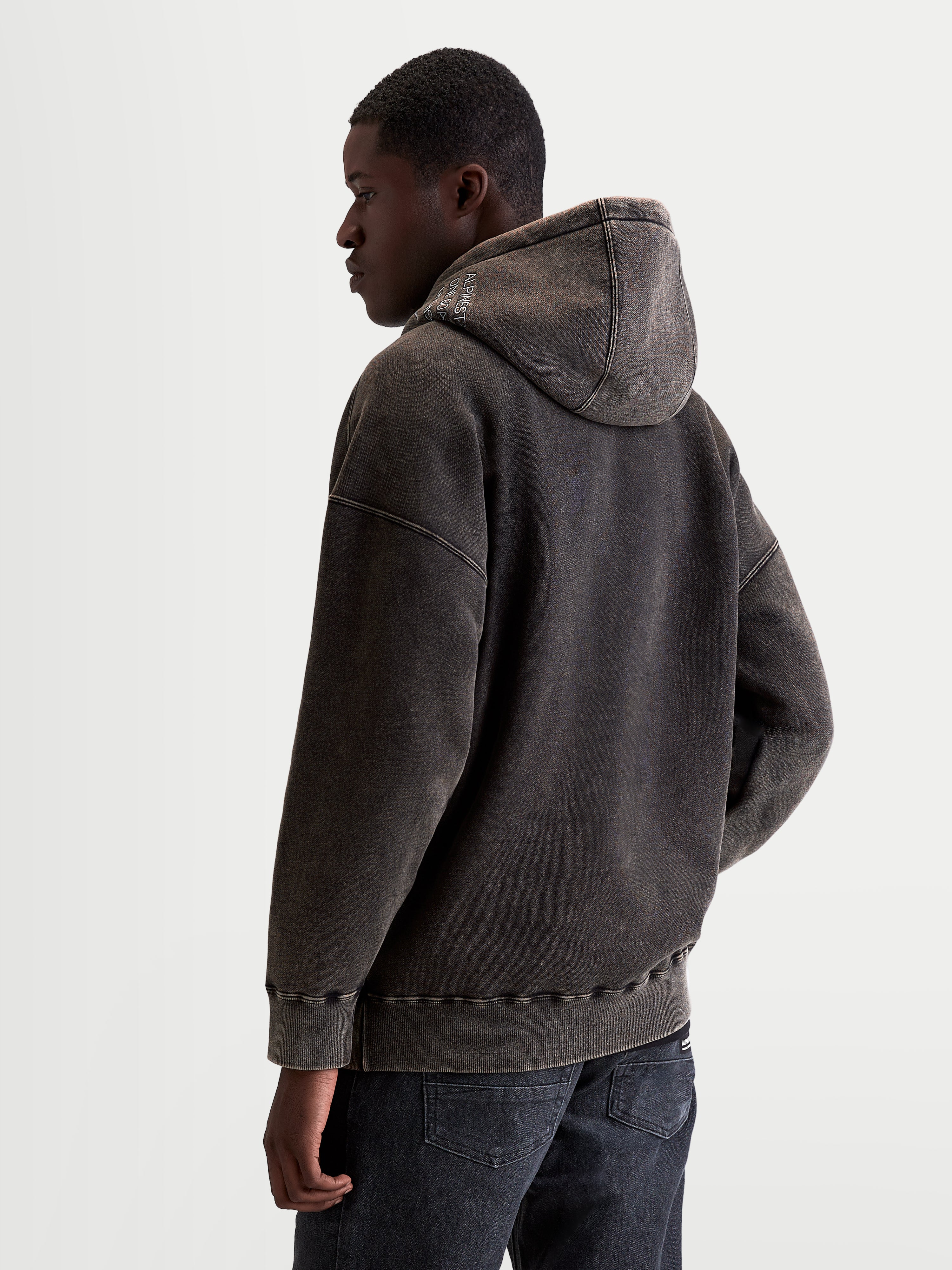 Infinite Washed Oversized - Black Hoodie | Alpinestars®