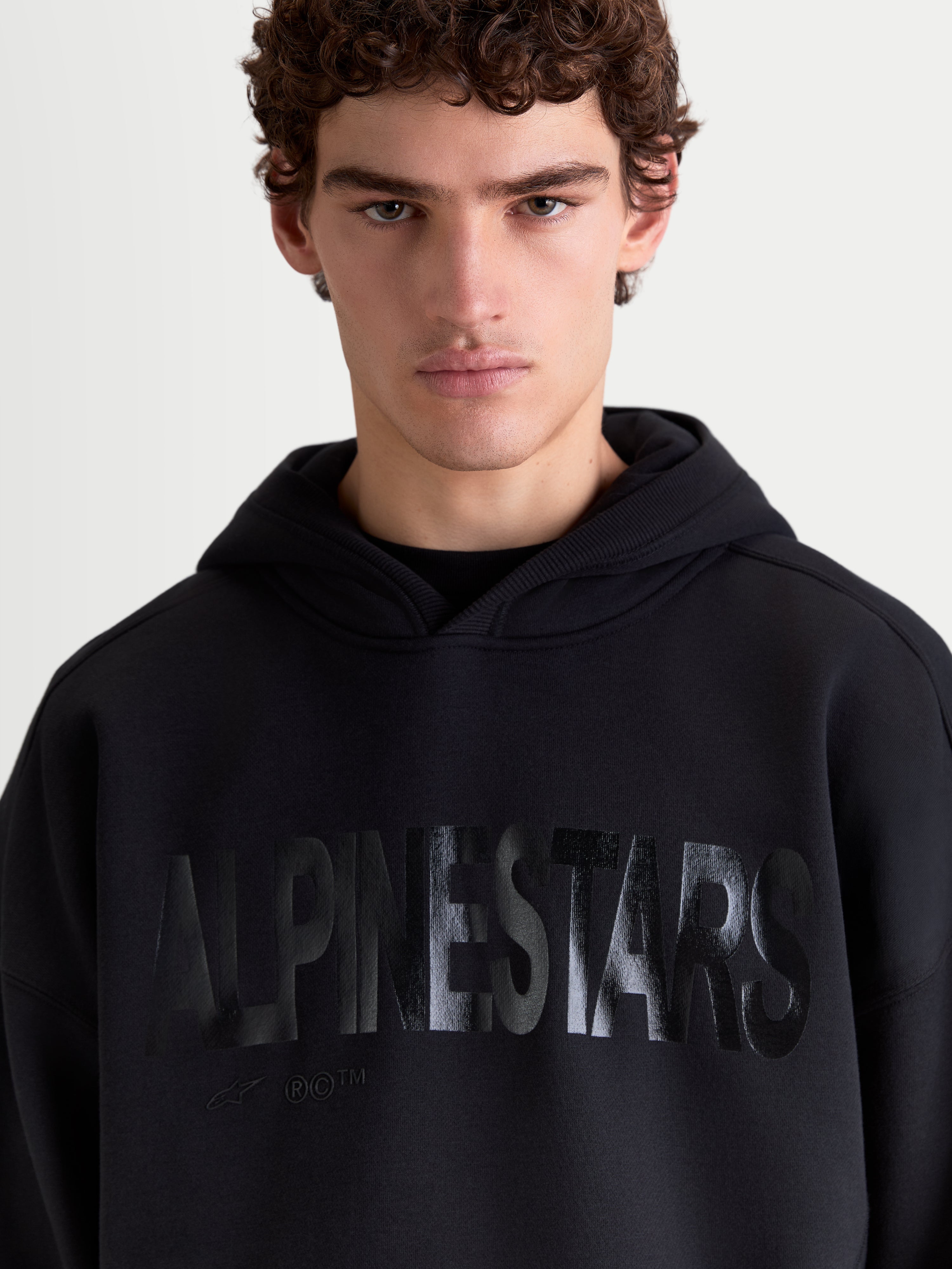 Shaw Oversized - Black Hoodie | Alpinestars®