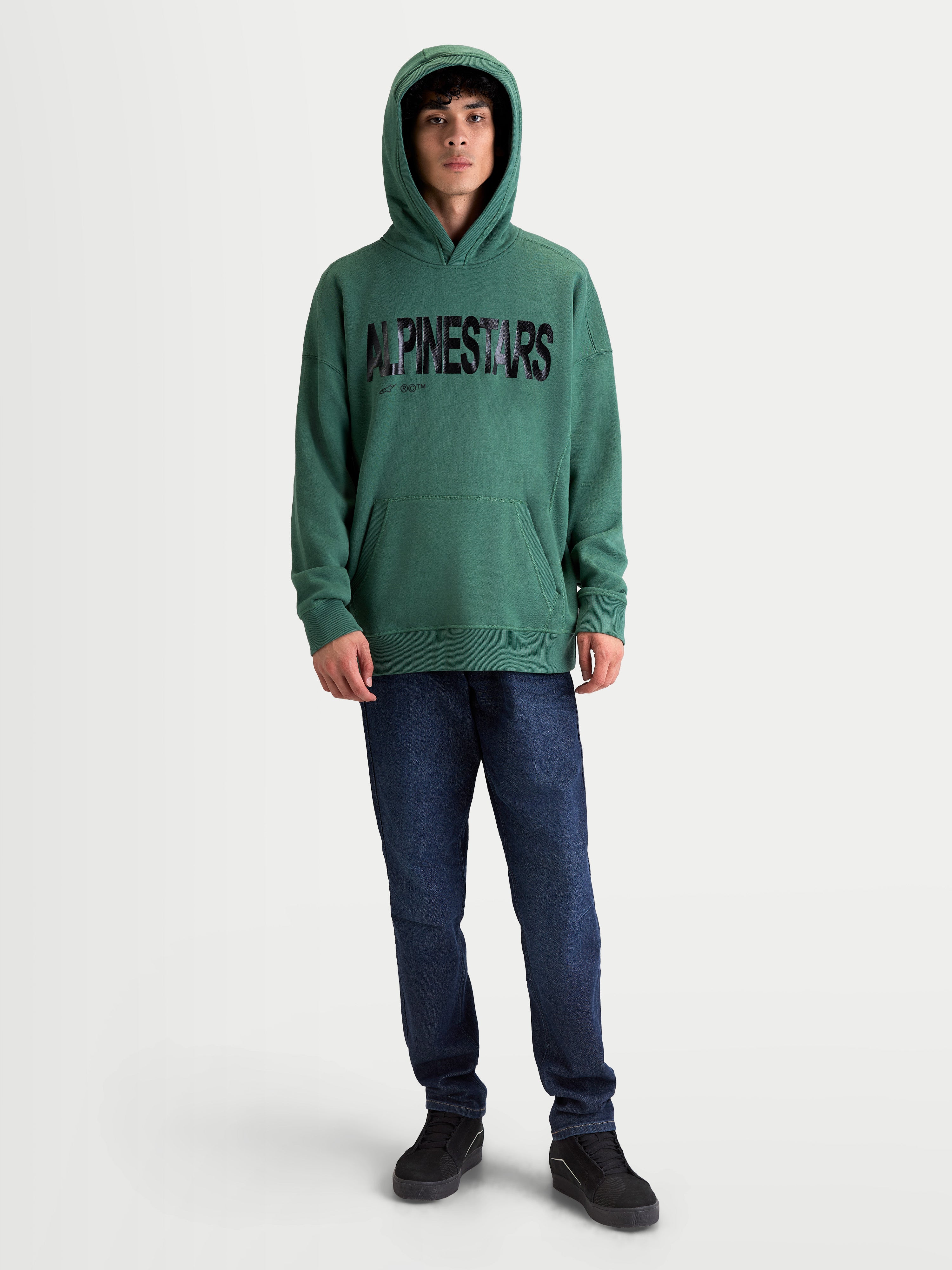 Shaw Oversized - Green Hoodie | Alpinestars®