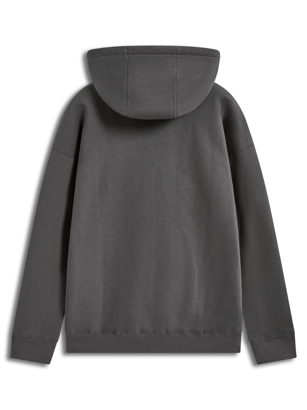 Alpinestars Prelude Oversized Hoodie, Sportswear Fleece Pullover, Charcoal Gray, rear view showing relaxed fit and hood.