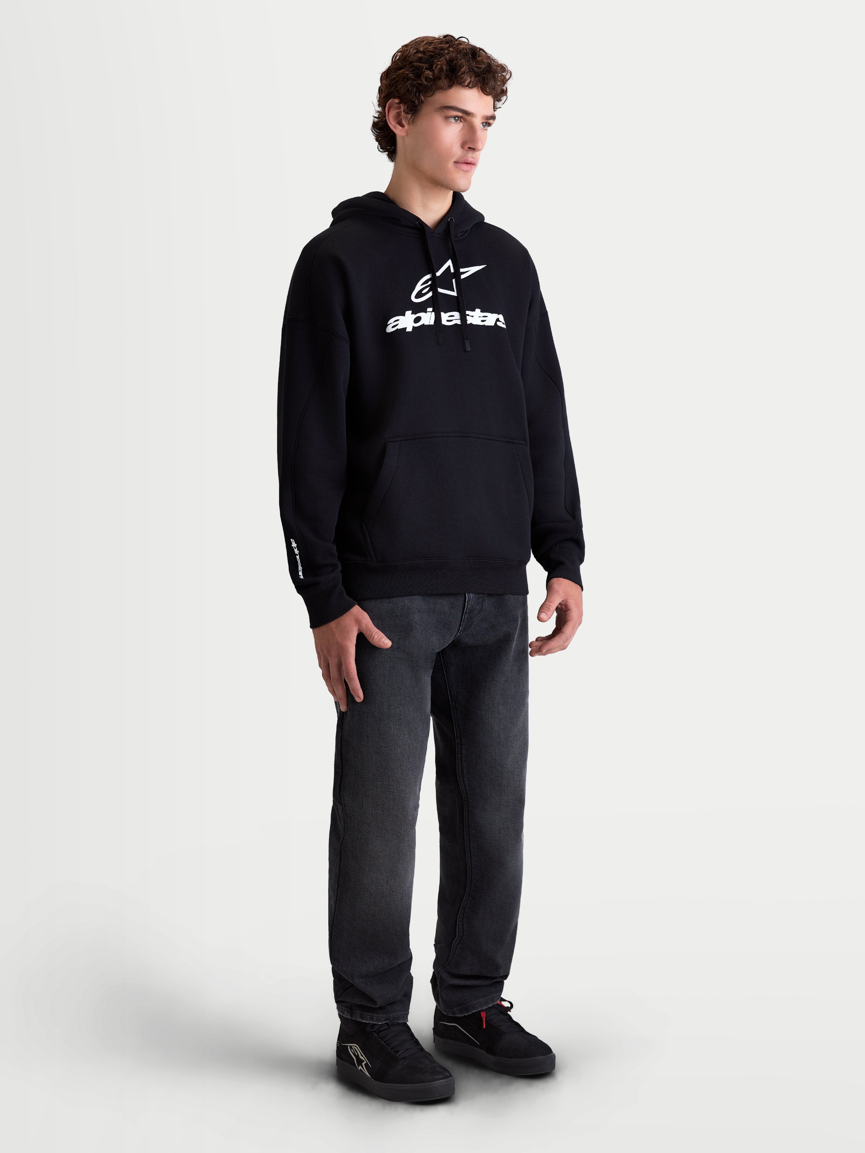 Prelude Oversized - Black Hoodie | Alpinestars®