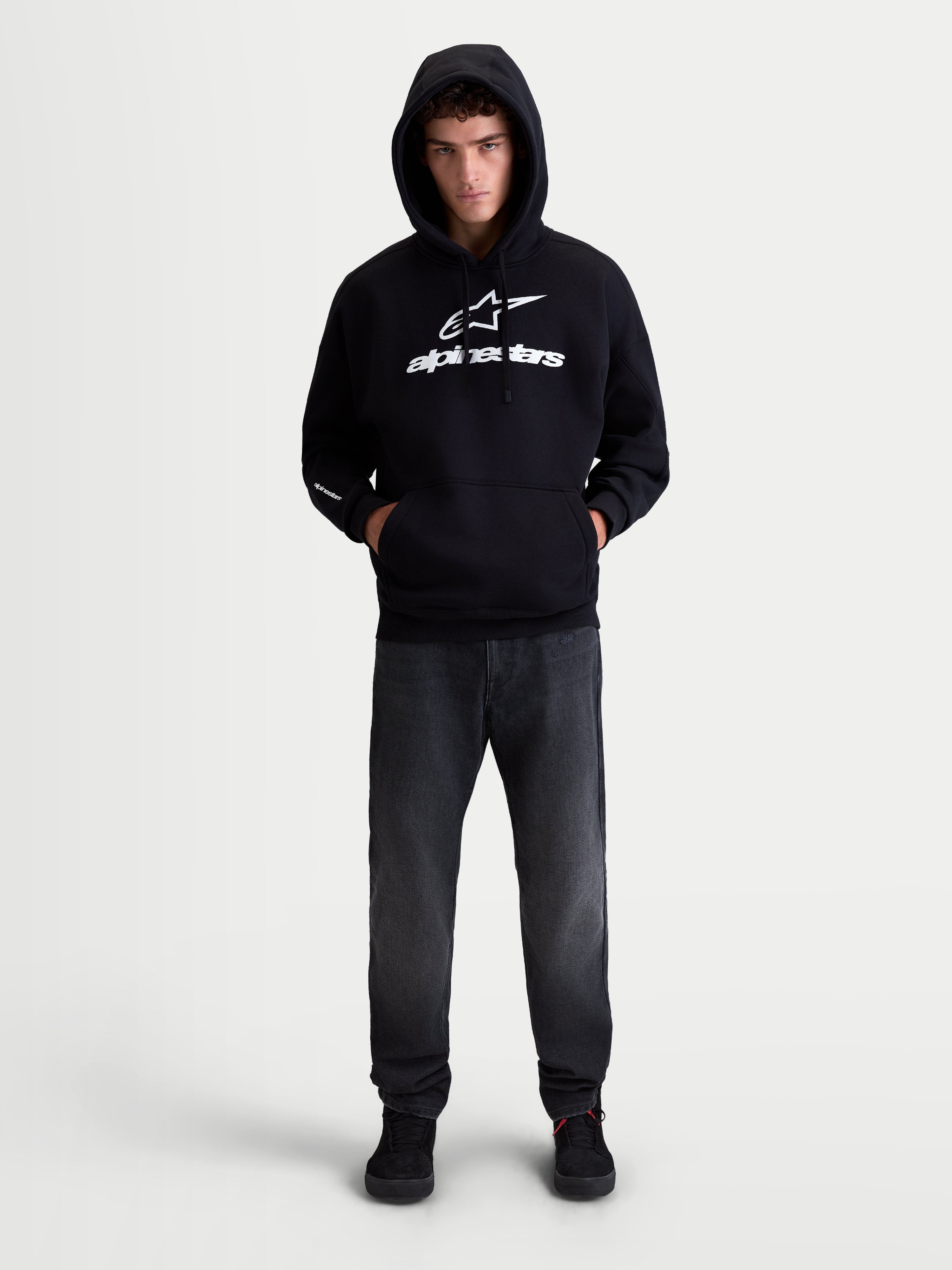 Prelude Oversized - Black Hoodie | Alpinestars®