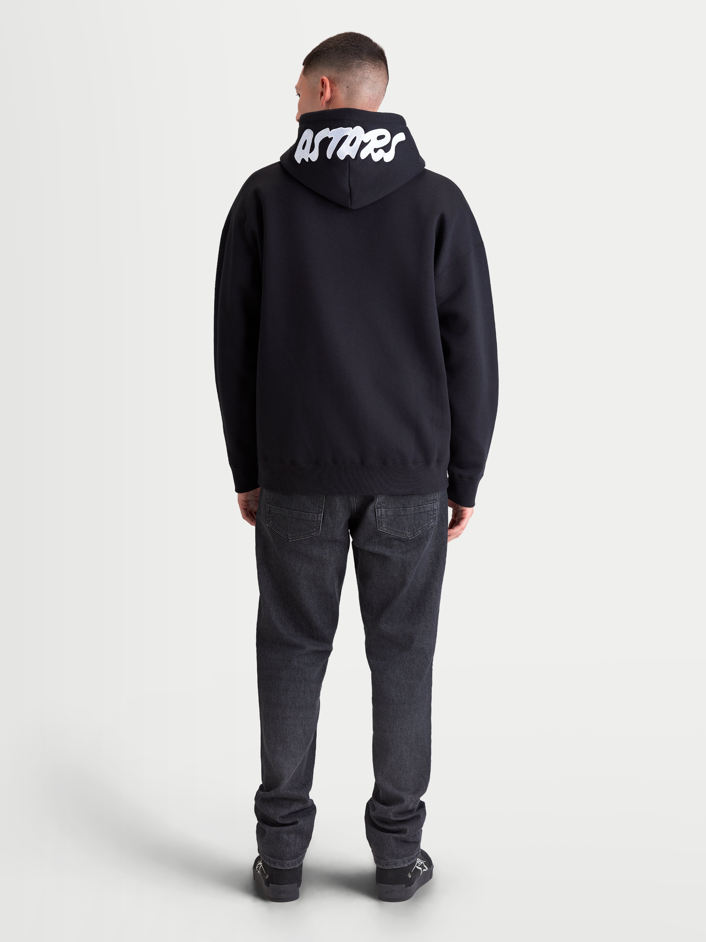 Pioneer Oversized - Black Hoodie | Alpinestars®