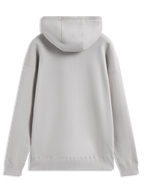 Alpinestars Entity Oversized Hoodie in Sand, back view showing the relaxed fleece fit, ribbed cuffs, and large hood.