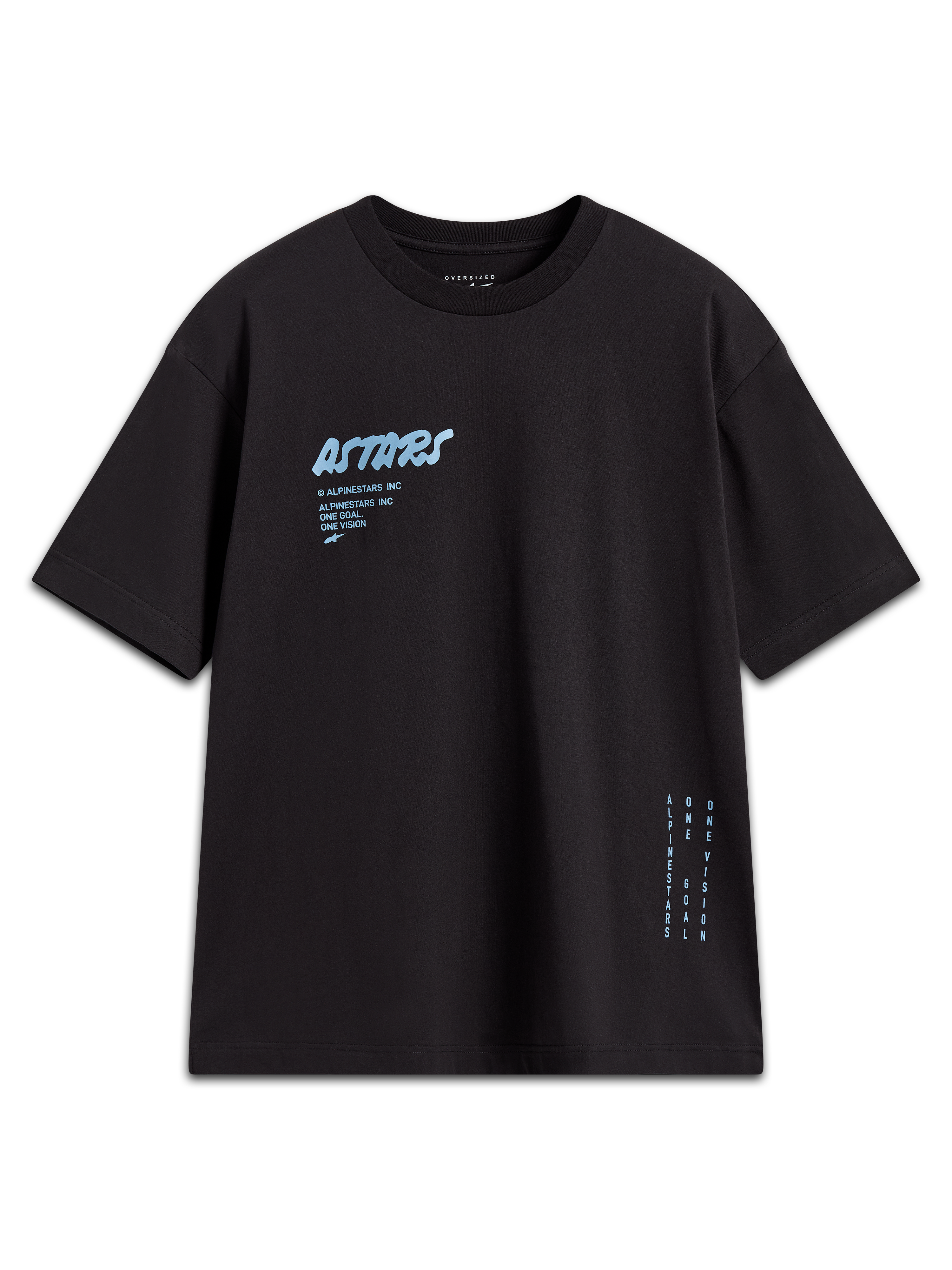 Chalk Oversized CSF - Black Tee | Alpinestars®