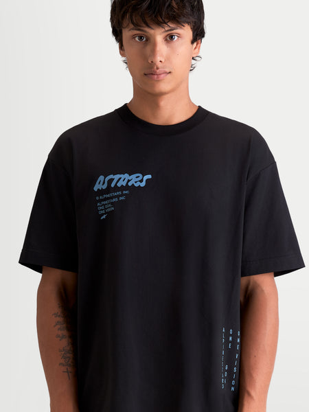 Chalk Oversized CSF - Black Tee | Alpinestars®