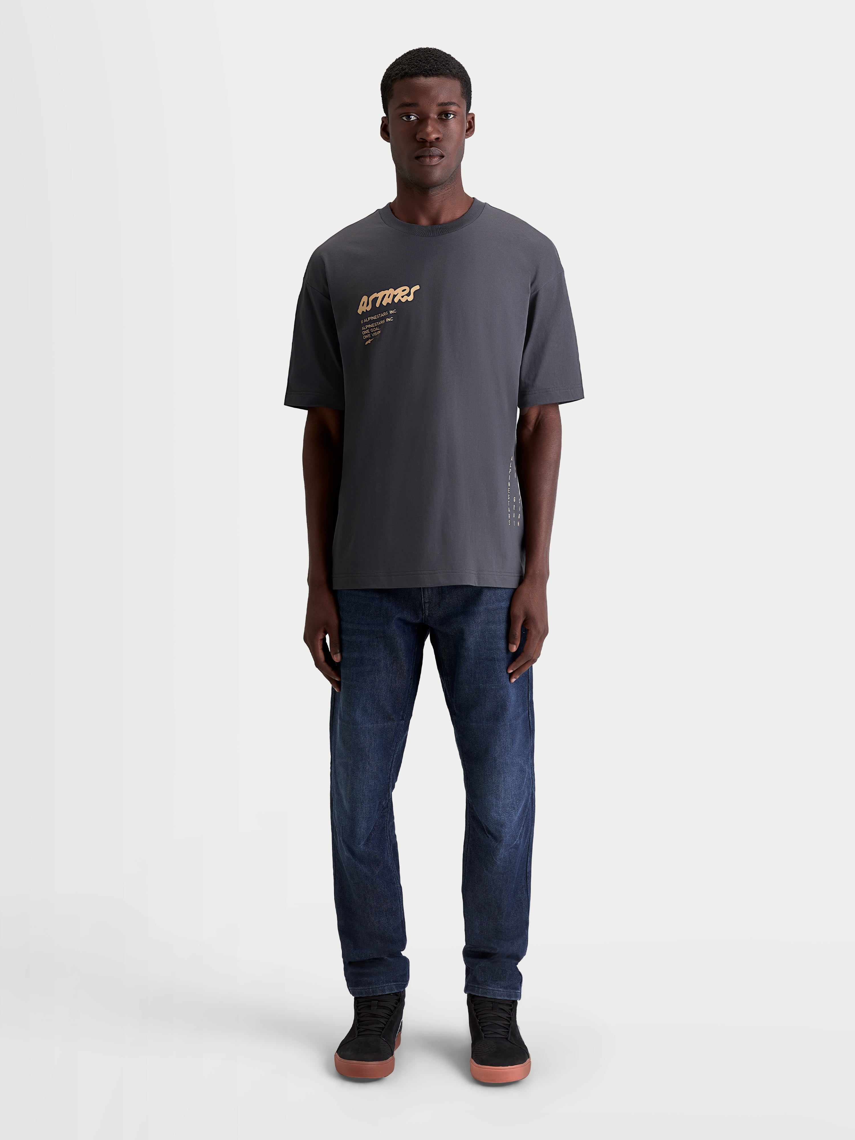 twelve advantage L/S Tee シャツ GRAY XL Chalk Oversized CSF - Gray Tee | Alpinestars®