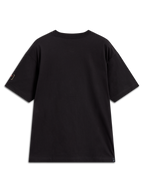 Alpinestars Infinity Oversized CSF Tee, black short sleeve sportswear t-shirt, back view showing sleeve logo branding.