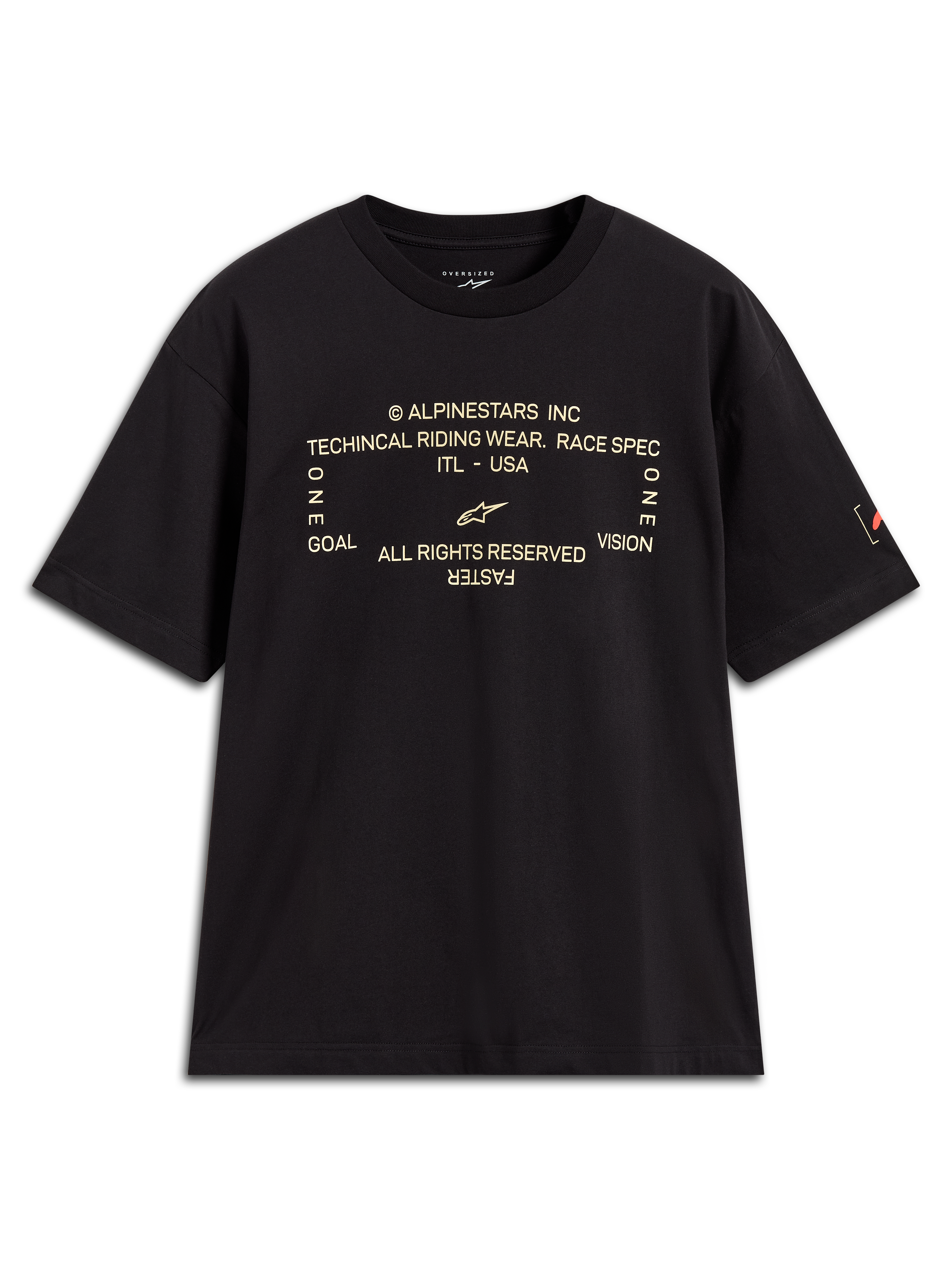 Infinity Oversized CSF - Black Tee | Alpinestars®