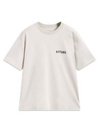 Alpinestars Latitude Oversized CSF Tee, short sleeve sportswear shirt in Sand beige with a black Astars chest logo.