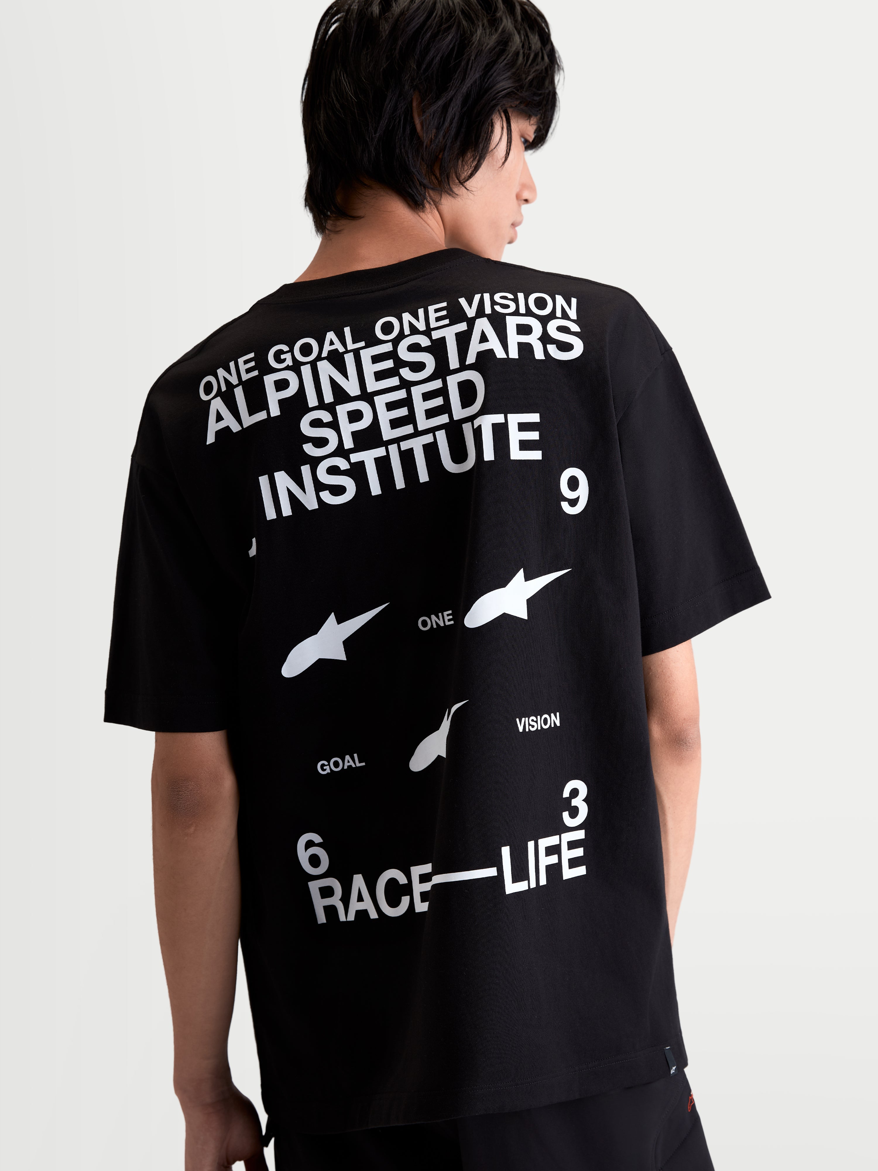 Institute Oversized CSF - Black Tee | Alpinestars®