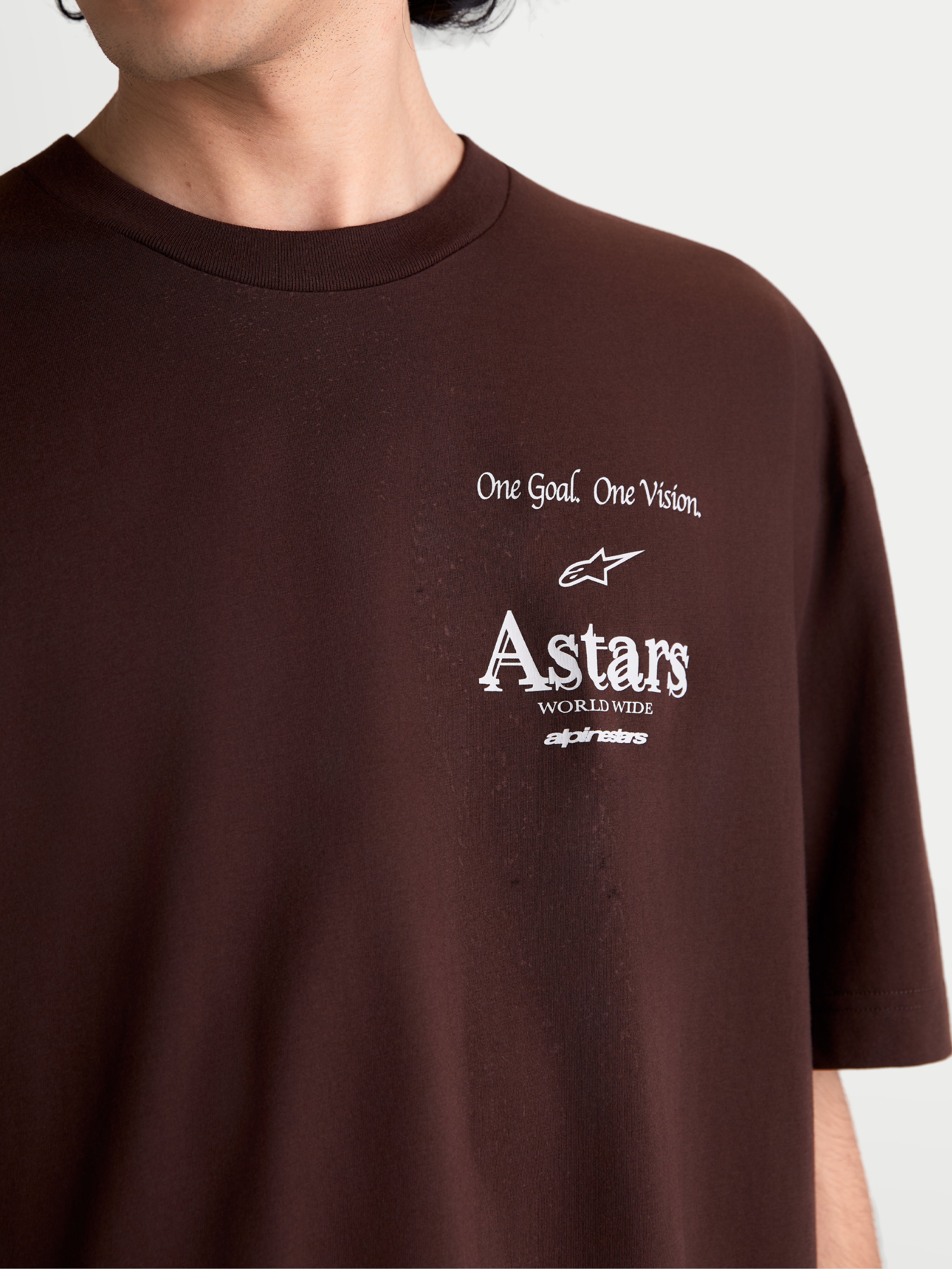 Post Oversized CSF - Brown Tee | Alpinestars®