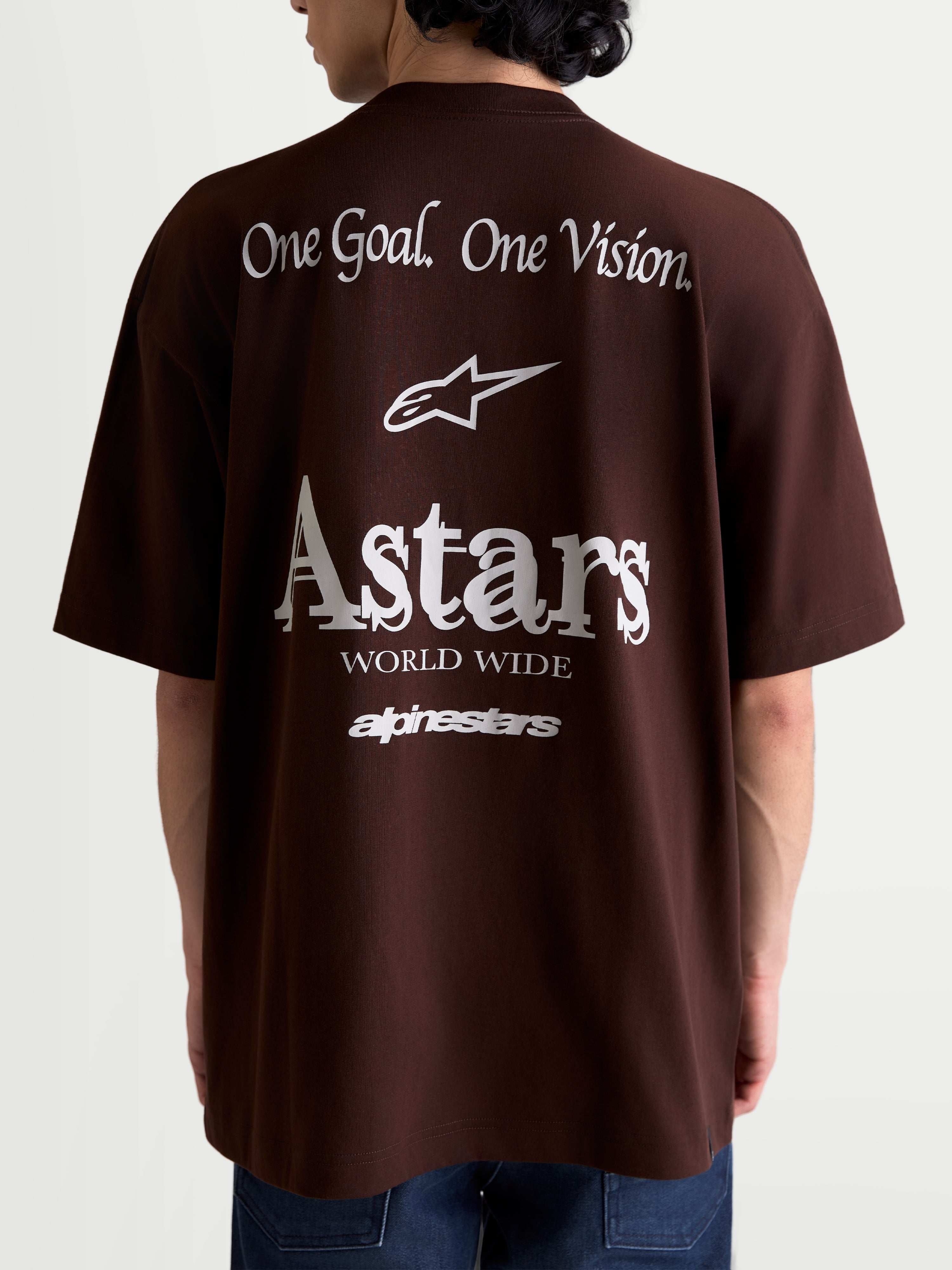 Post Oversized CSF - Brown Tee | Alpinestars®
