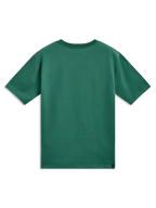 Alpinestars Singular CSF Short Sleeve Tee, casual green sportswear top, back view, soft textile construction.