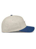 Alpinestars County Canvas Hat, Sand and Blue sportswear baseball cap with a curved bill and structured crown.
