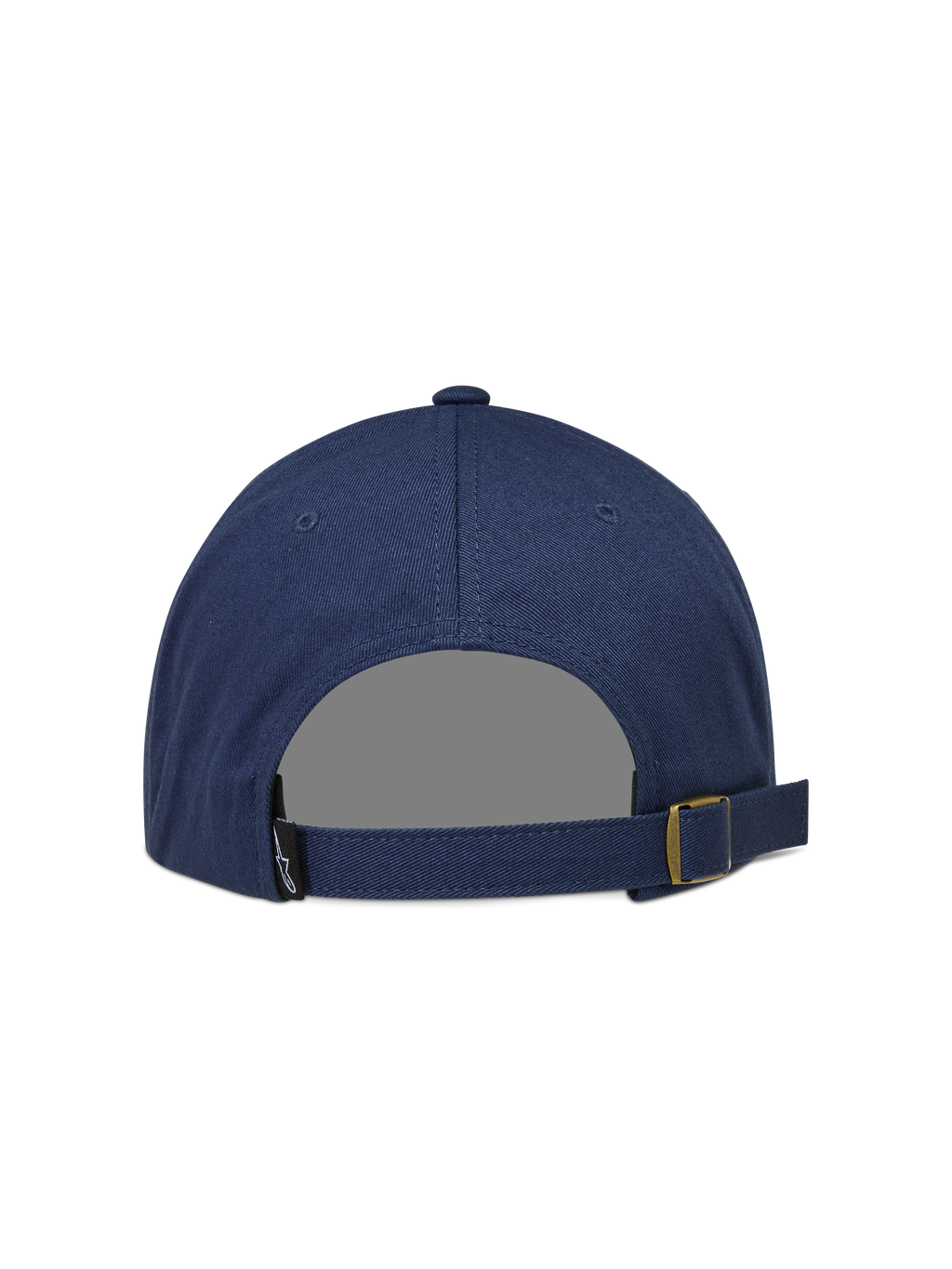 Alpinestars Dylan Dad Hat, Sportswear Baseball Cap, Navy Blue, Twill Fabric, Back View with Adjustable Strap-Back Closure.