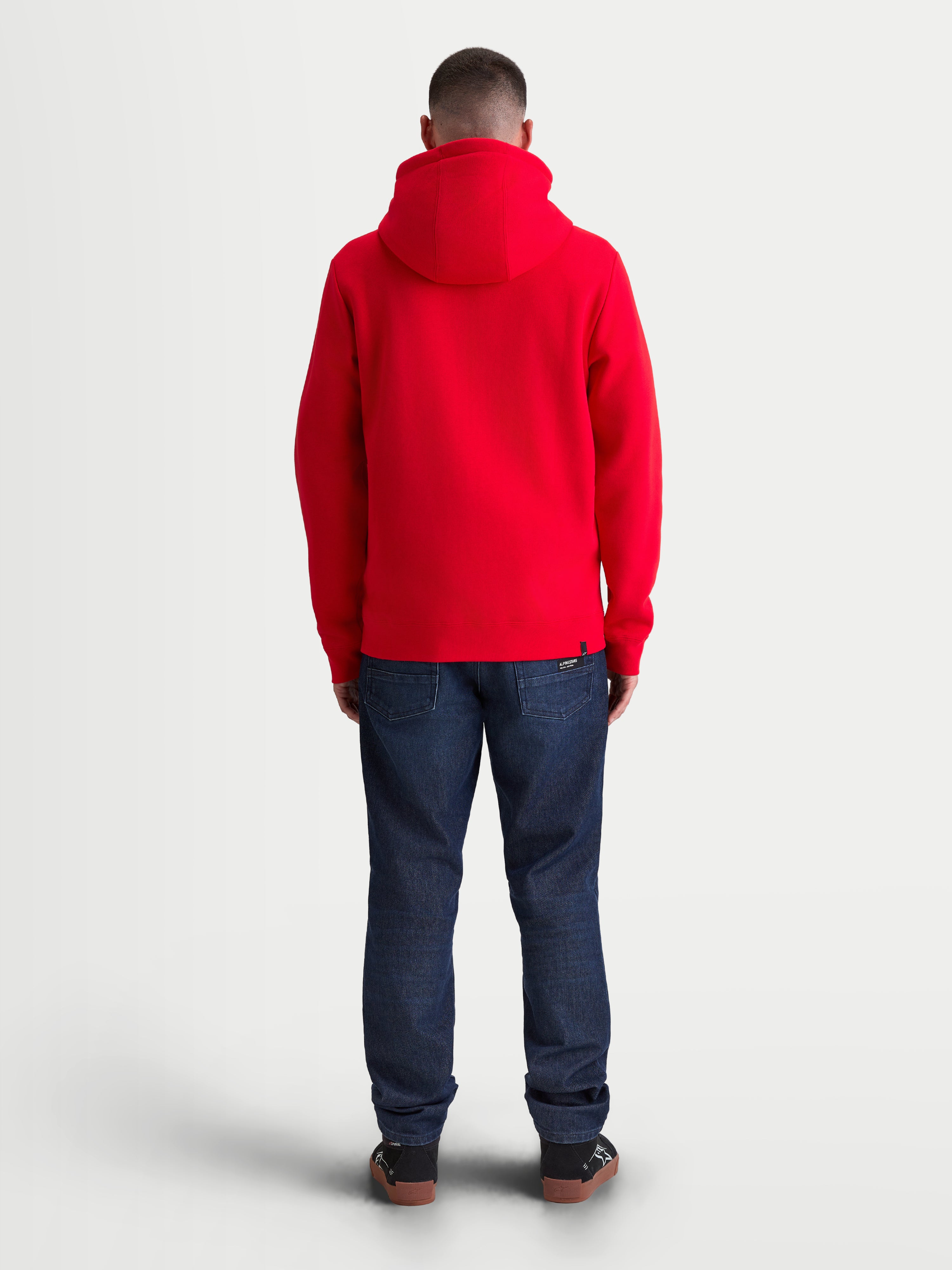 Ageless Zip V3 - Red Hoodie | Alpinestars®