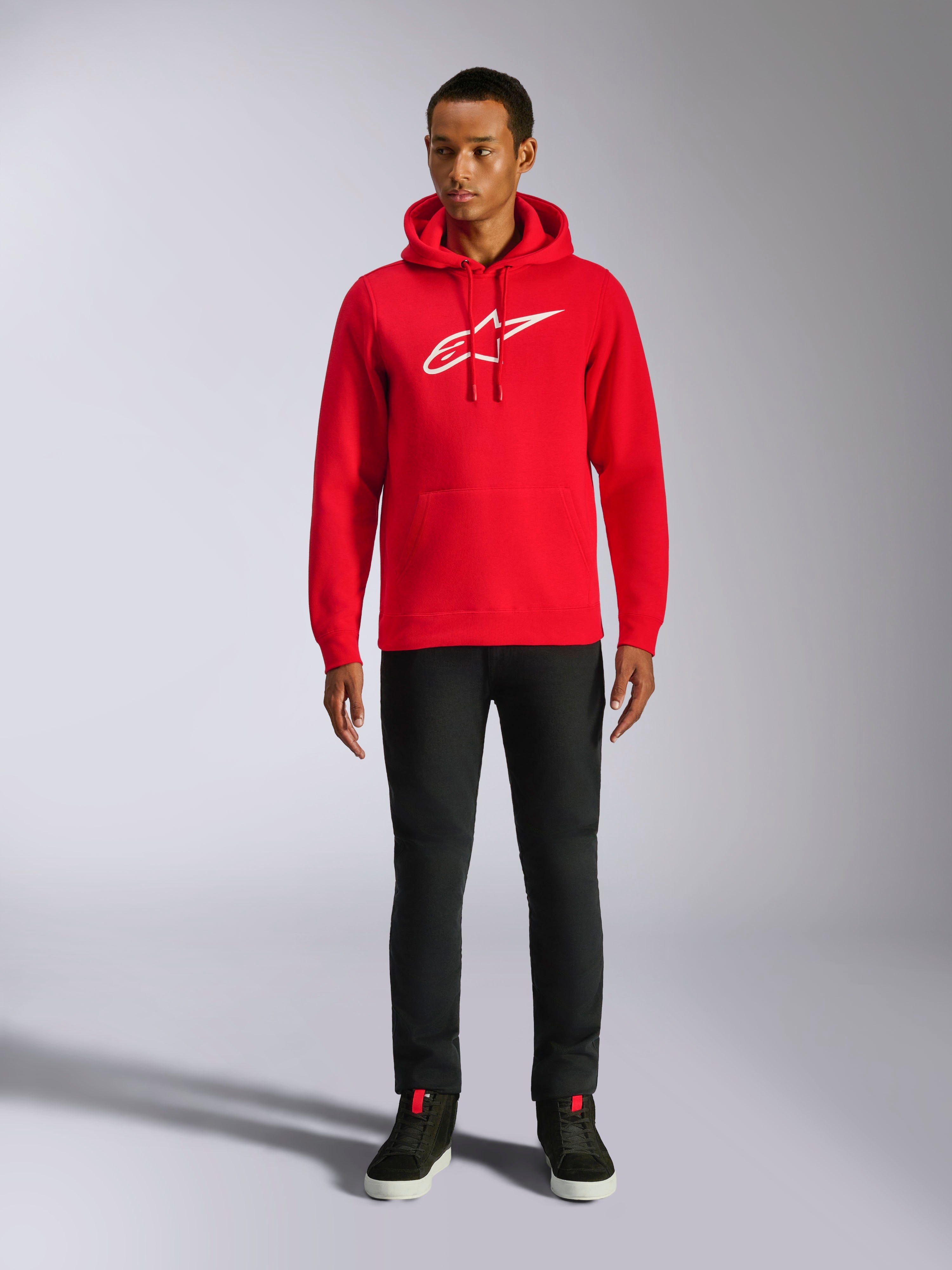 Ageless V3 - Red Sportswear Hoodie | Alpinestars®