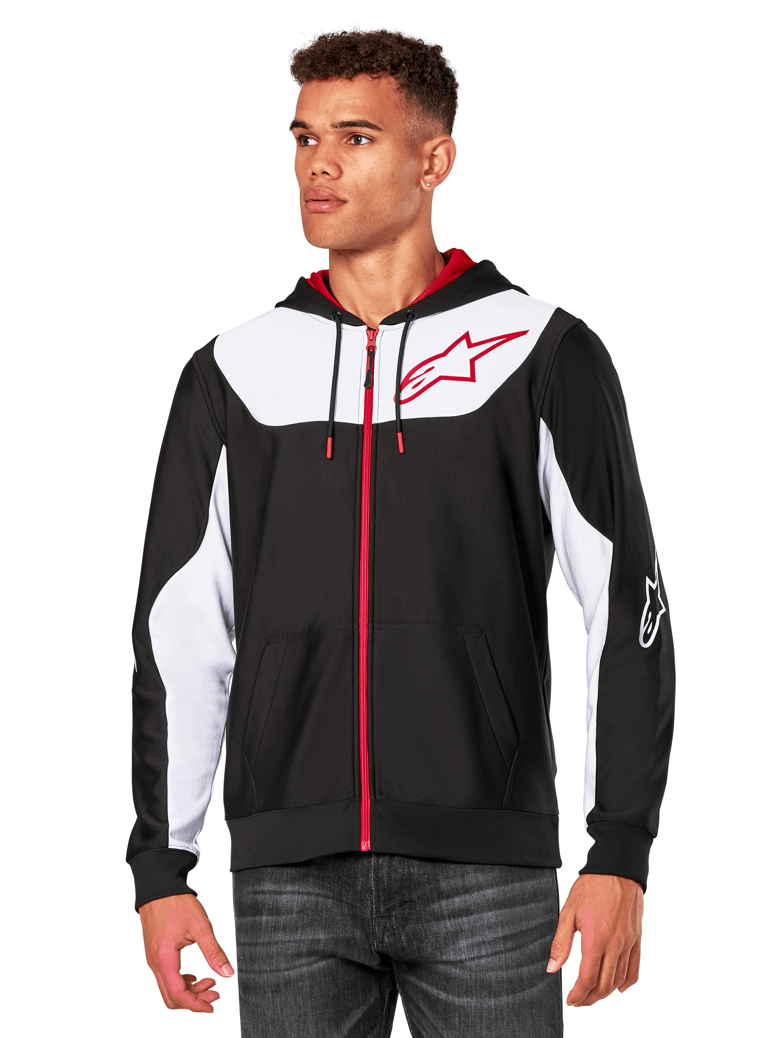 Sessions V3 Hoodie BLACK SPORTSWEAR Hoodies Pullovers Alpinestars