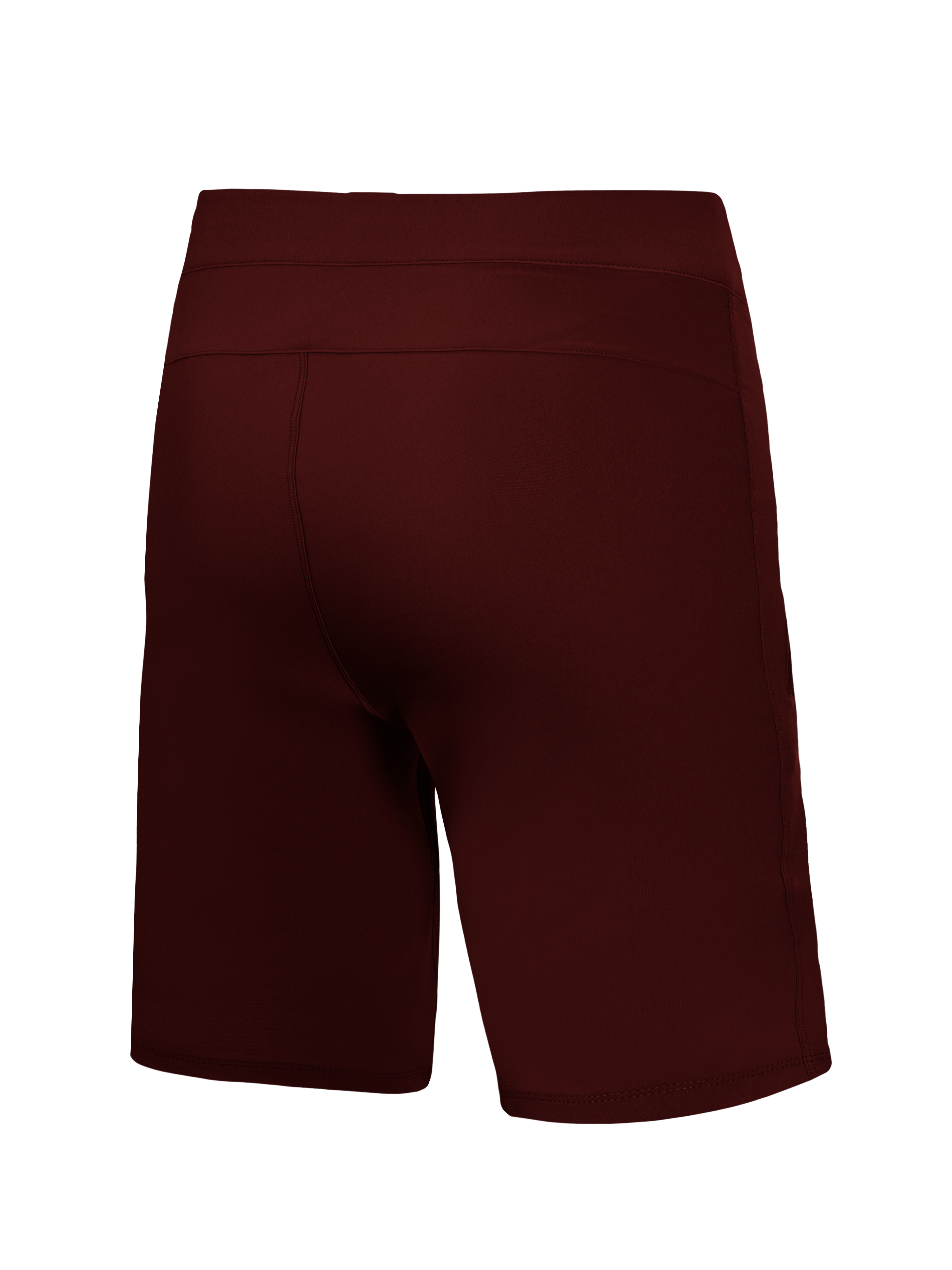 Bordeaux Alpinestars A-Dura Ride Shorts, performance MTB shorts with 4-way stretch fabric shown from the back.