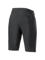 Alpinestars Women Stella A-Dura Liner Shorts, Black, rear view, durable mountain bike shorts featuring a zippered side pocket and 2-way stretch fabric for mobility