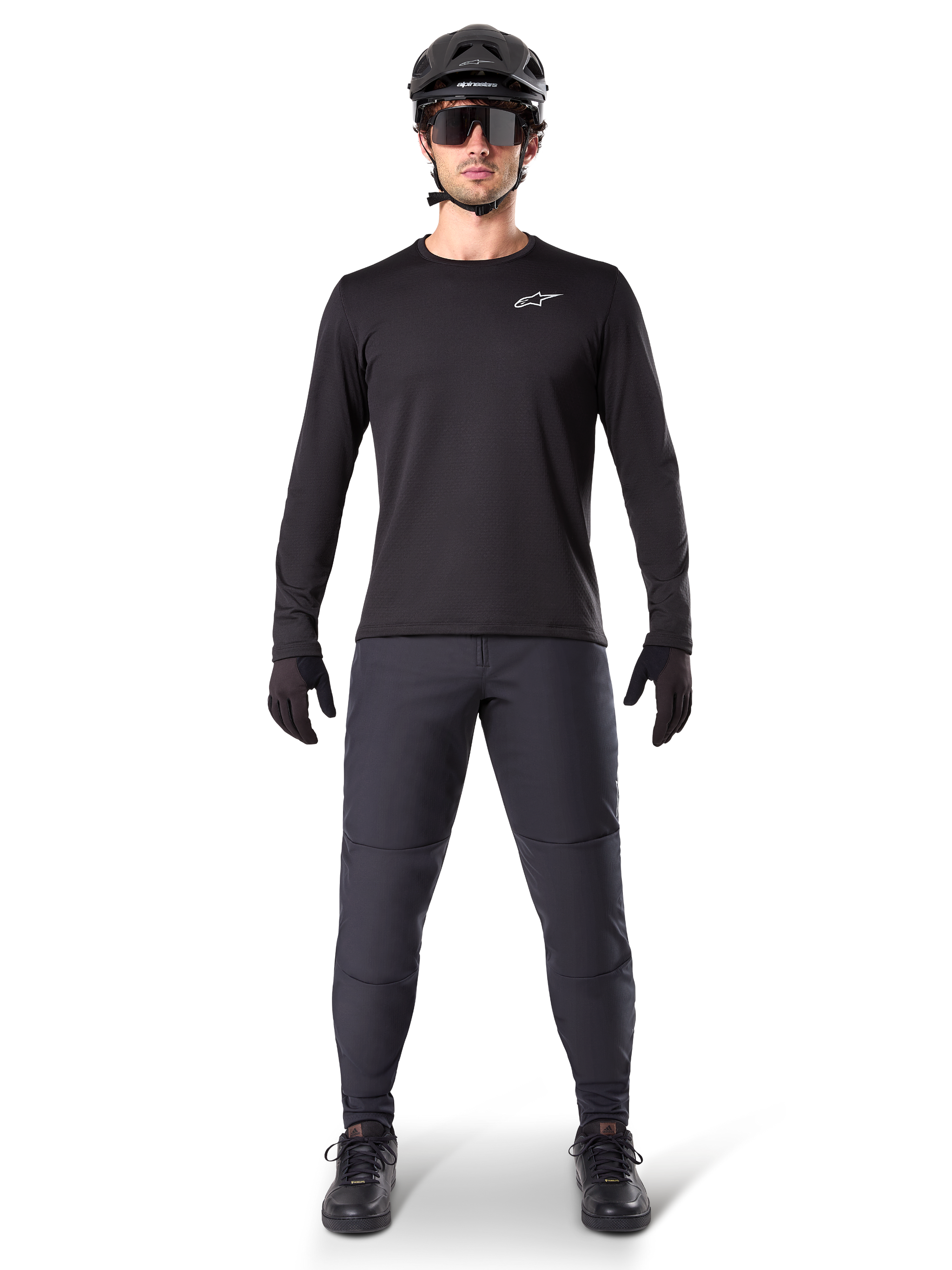 A-Dura Thermal - Black Cycling Jersey | Alpinestars® A-Dura Thermal - Black Cycling Jersey | Alpinestars®