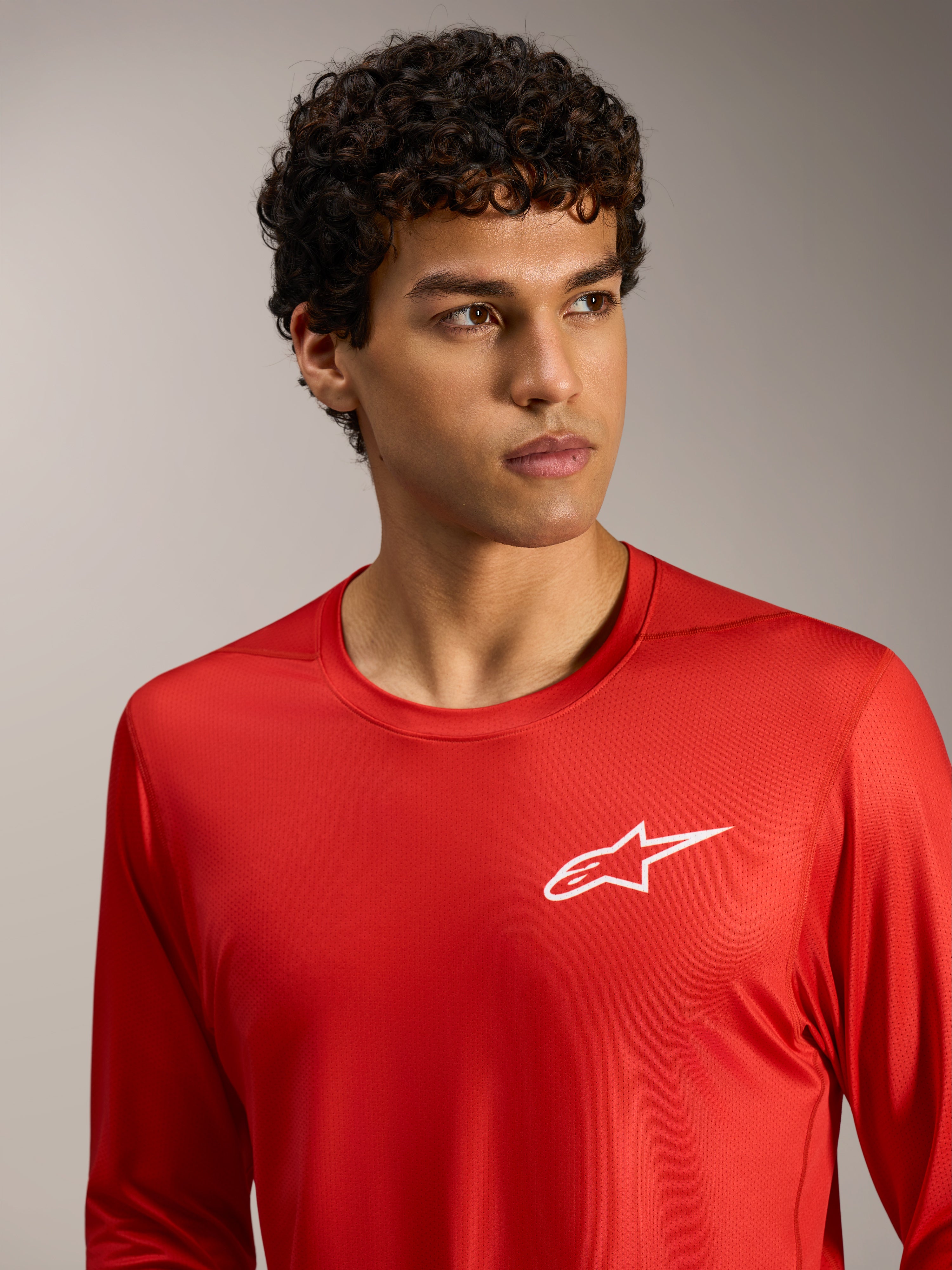 A-Dura Air Long Sleeve - Red Cycling Jersey | Alpinestars®