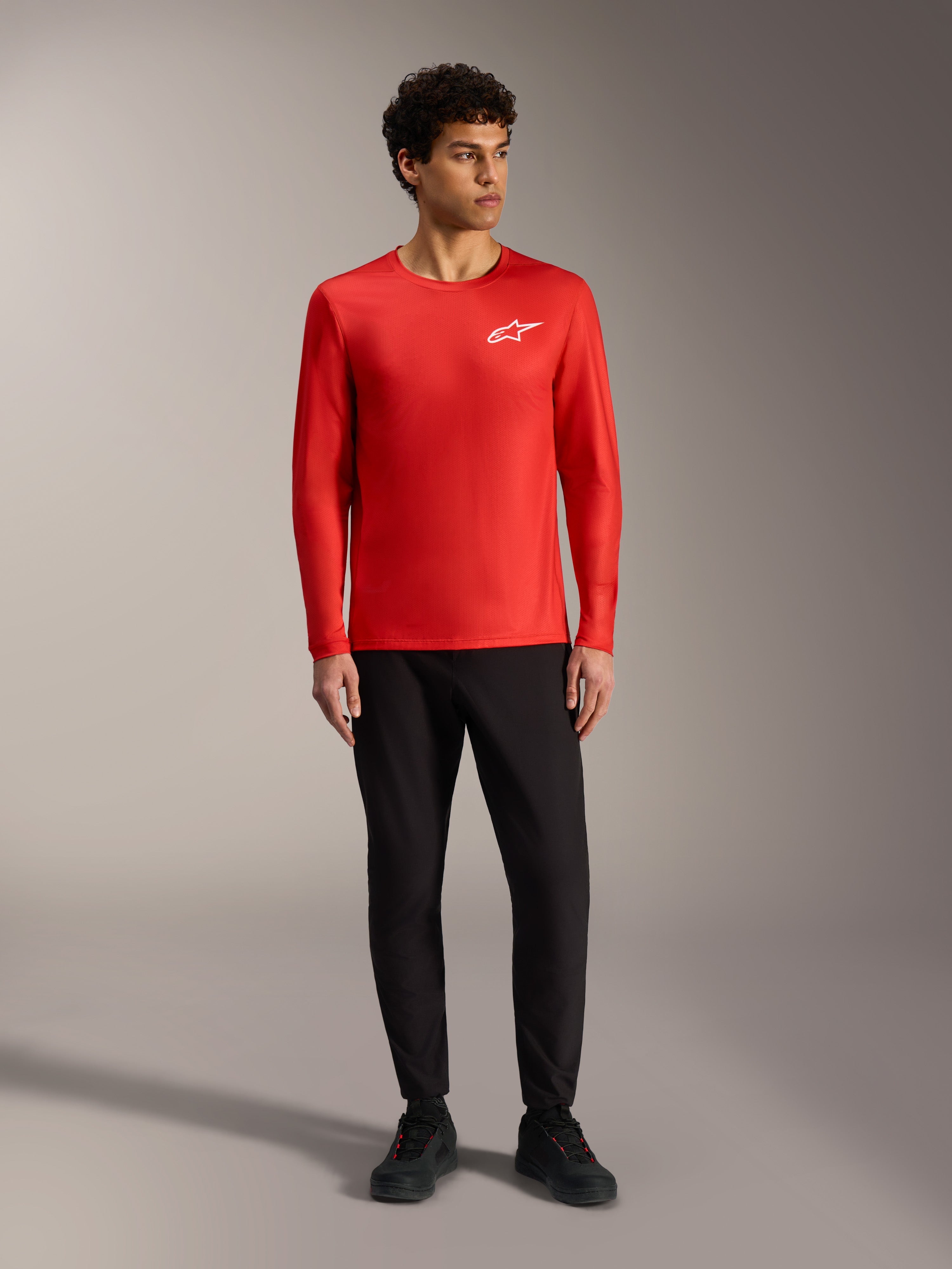 A-Dura Air Long Sleeve - Red Cycling Jersey | Alpinestars®
