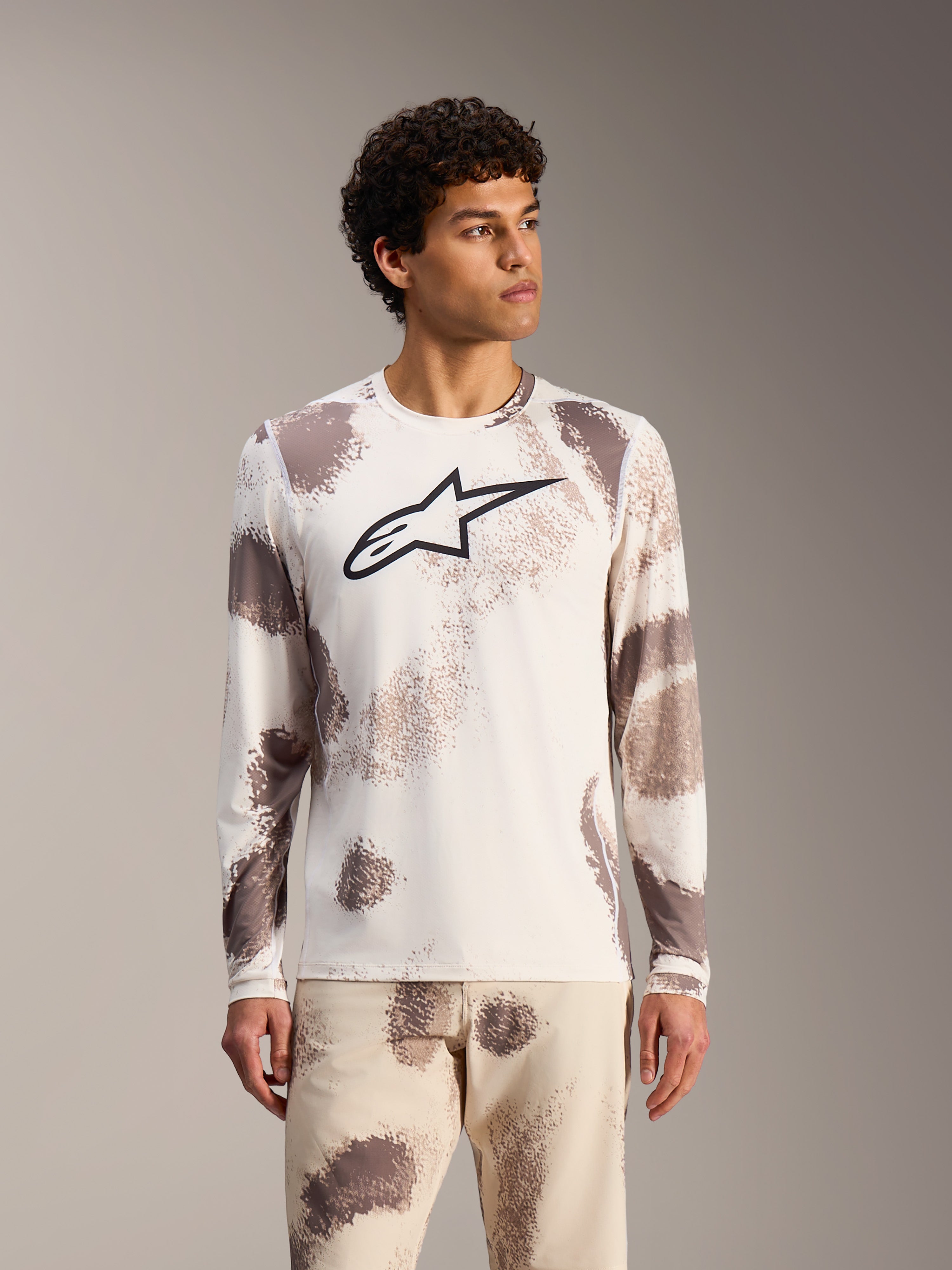 A-Dura Ride - Sand Cycling Jersey | Alpinestars®