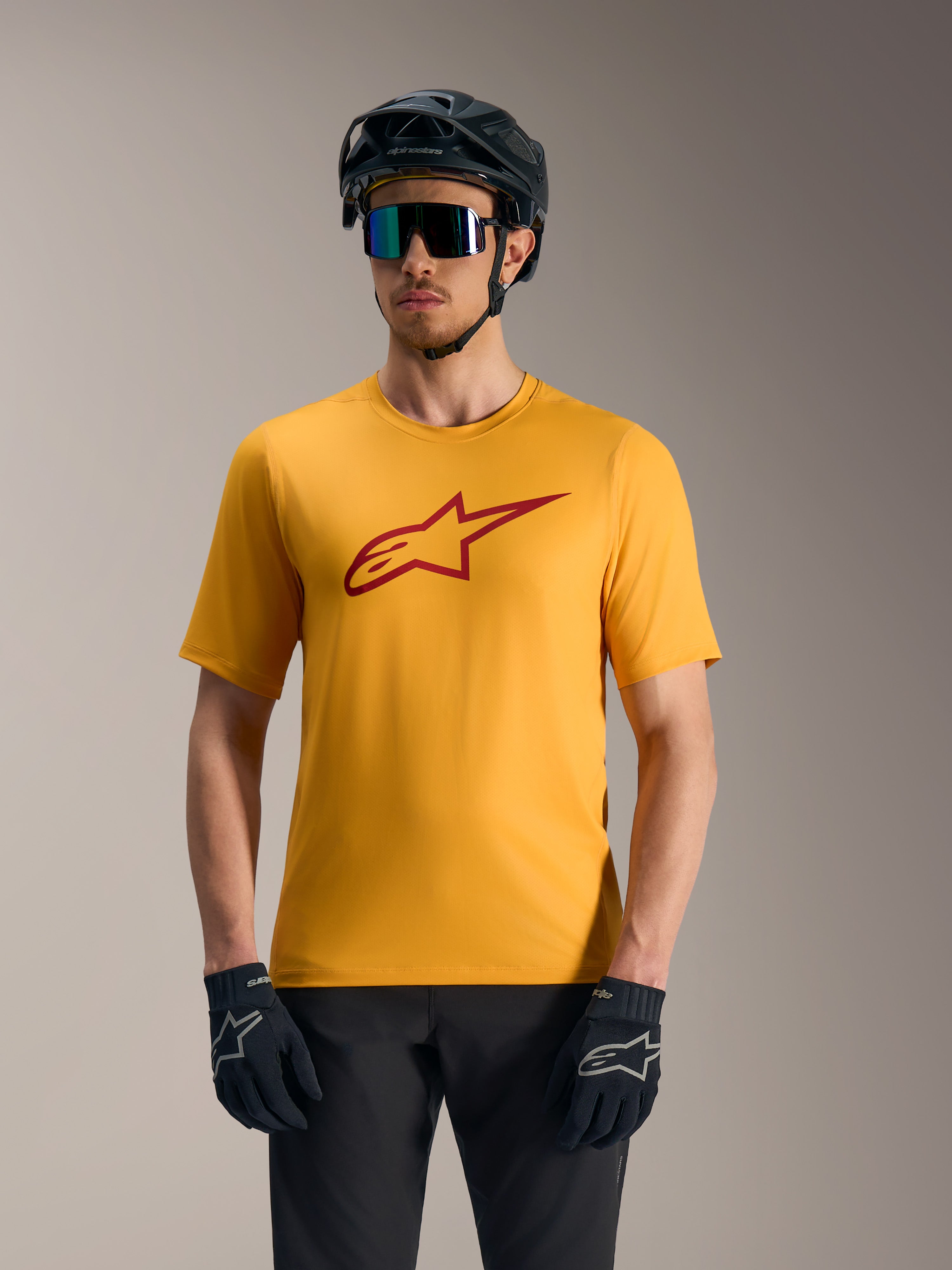 A-Dura Ride - Orange Cycling Jersey | Alpinestars®