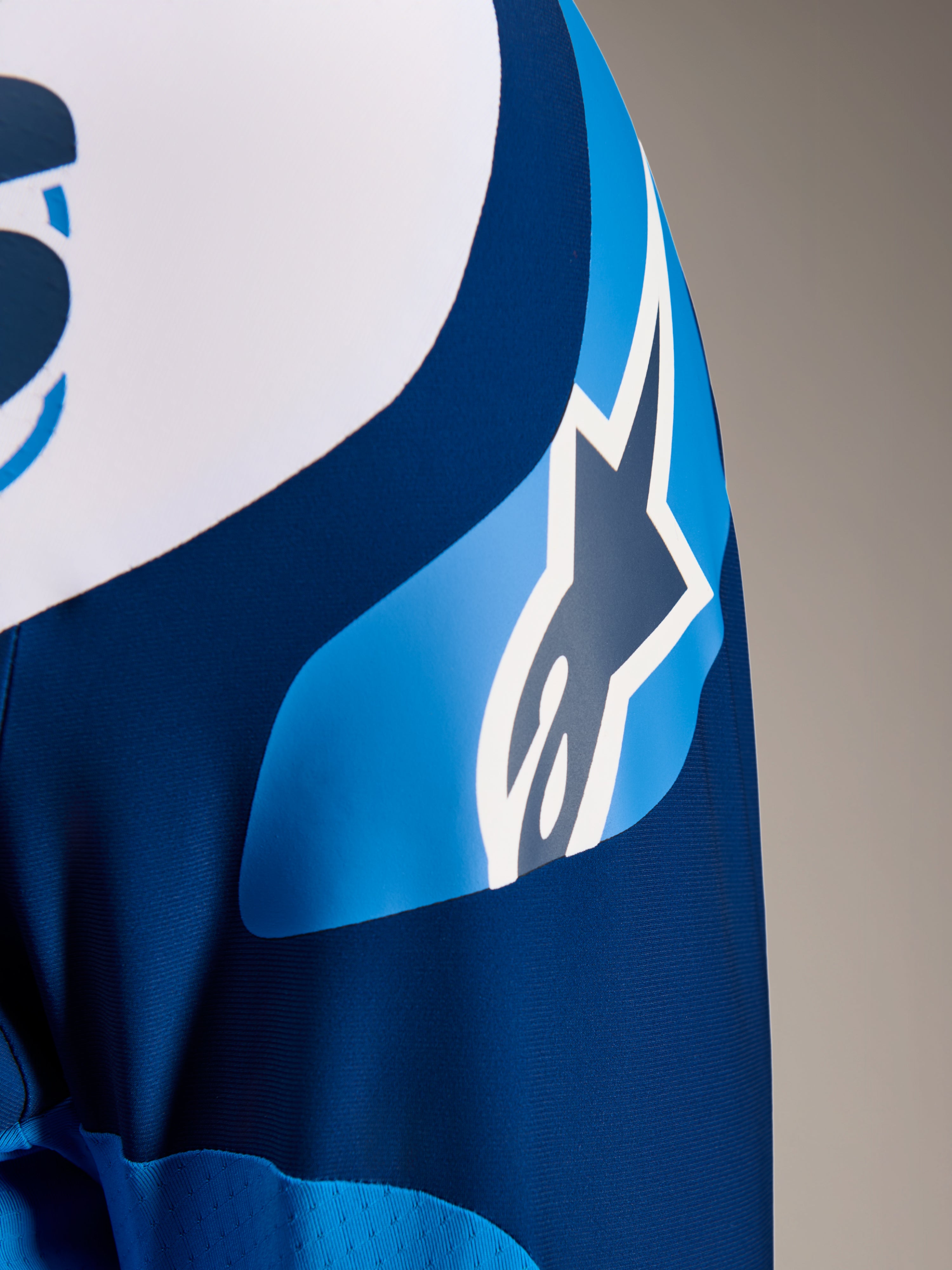 A-Supra Melt - Blue Cycling Jersey | Alpinestars®