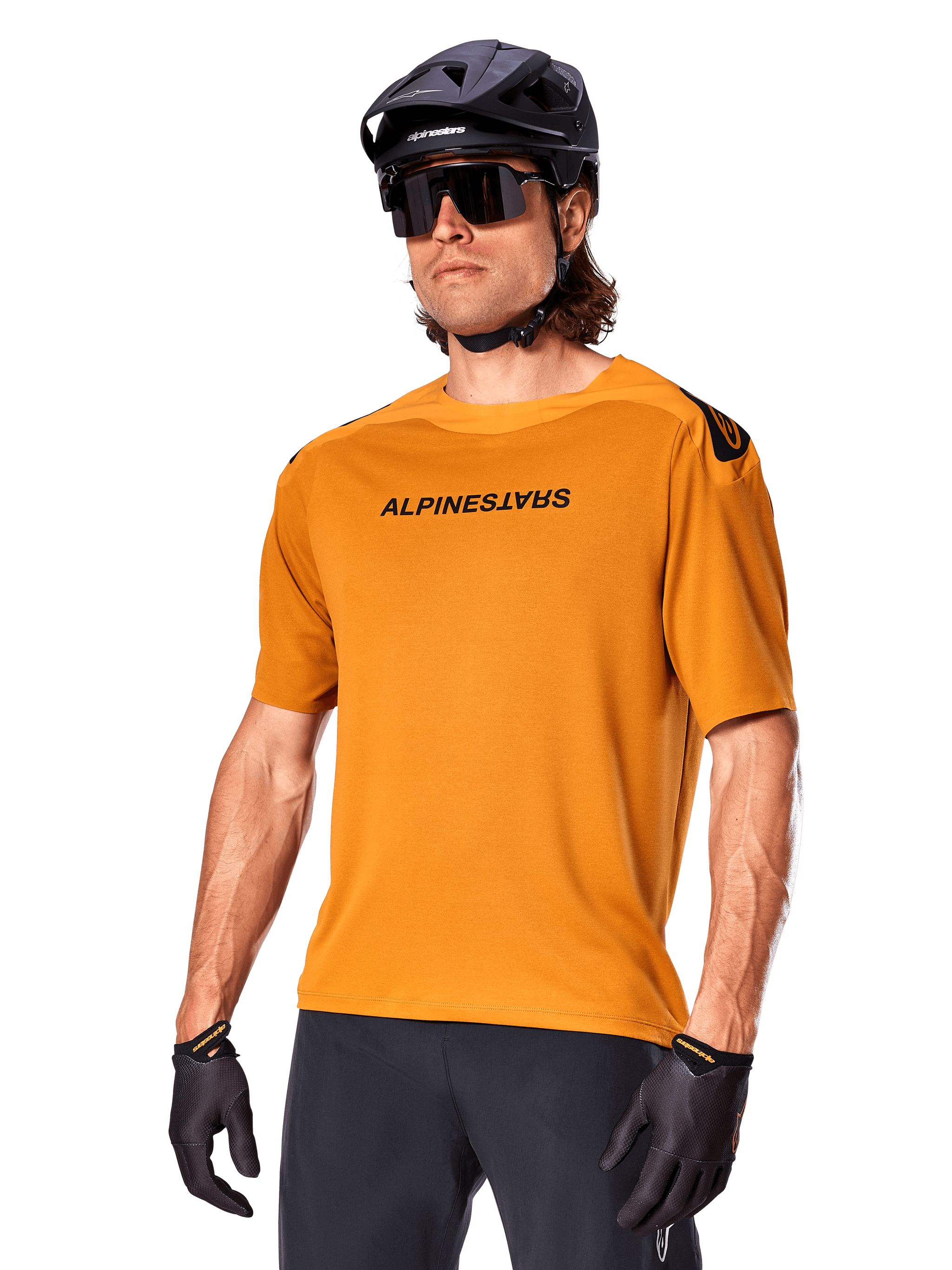 alpinestars fahrradbekleidung L / Dark Gold