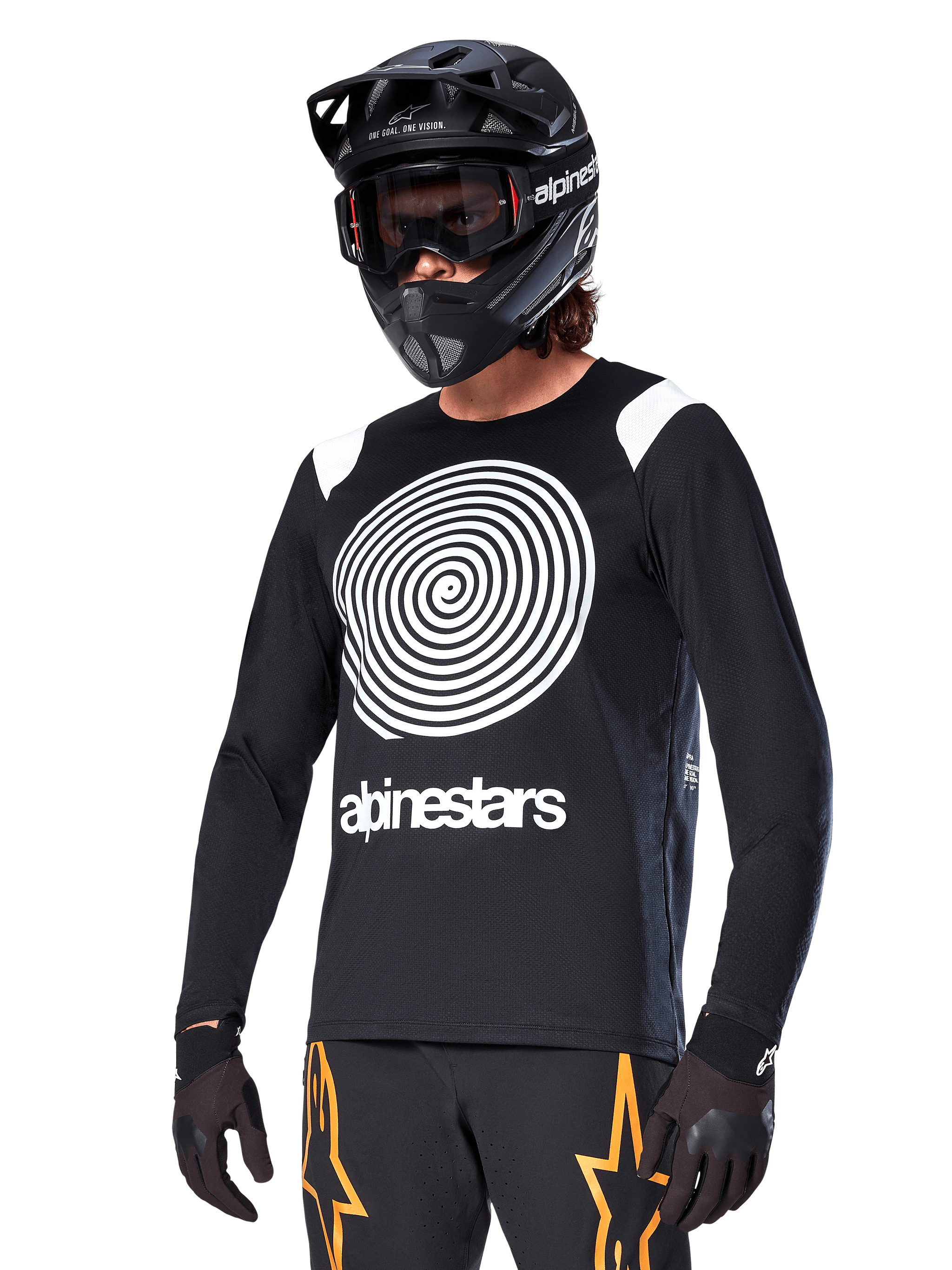 A-Supra Oscar - Black Cycling Jersey | Alpinestars® A-Supra Oscar - Black Cycling Jersey | Alpinestars®