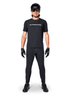 Alpinestars A-Dura Switch Short Sleeve Jersey in Black, Men's MTB shirt for off-road trail performance.