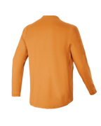 Alpinestars Youth A-Dura Rocker Long Sleeve Jersey, Dark Gold, back view showing the dropped tail hem, technical moisture-wicking fabric for youth mountain biking