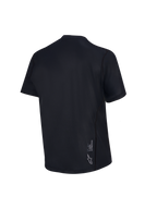 Women's Stella A-Dura Ride Jersey in black, rear view of short-sleeve MTB jersey featuring a white Astars logo.