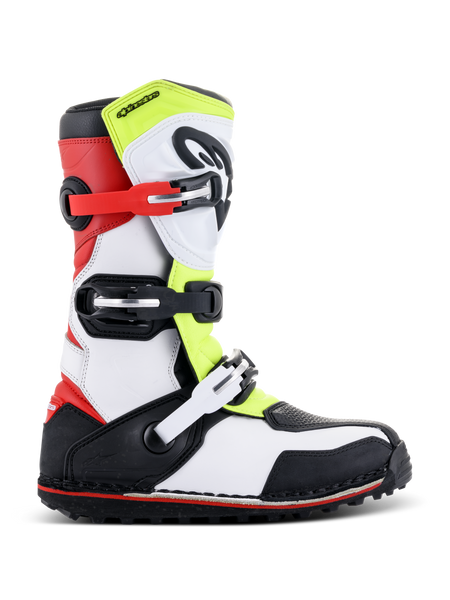 Alpinestars Tech 3 ブーツ レッド/ホワイト/イエロー Tech-T - White MX Boots | Alpinestars®