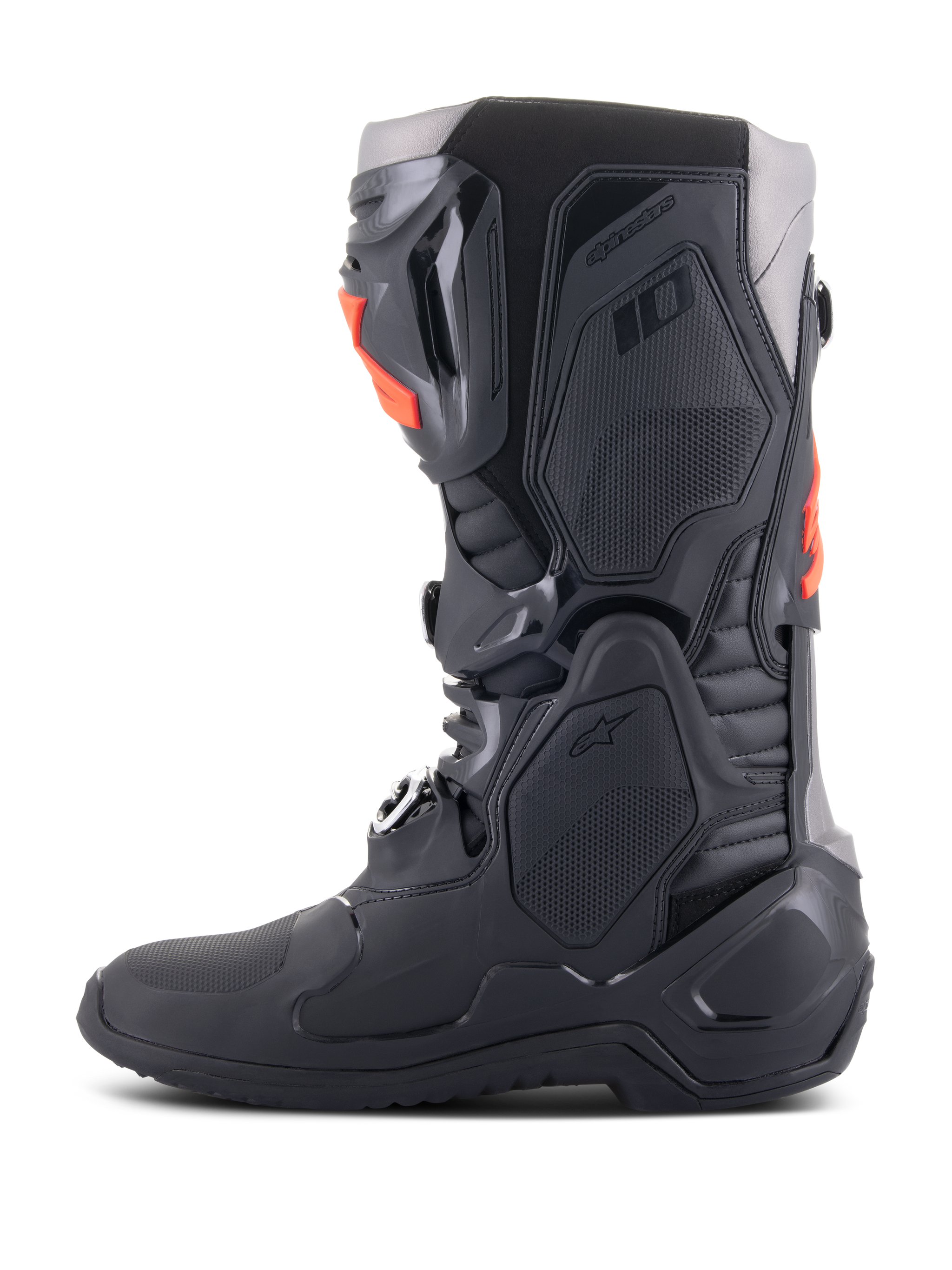 Tech 10 - Black Red MX Boots | Alpinestars® Tech 10 - Black Red MX Boots | Alpinestars®