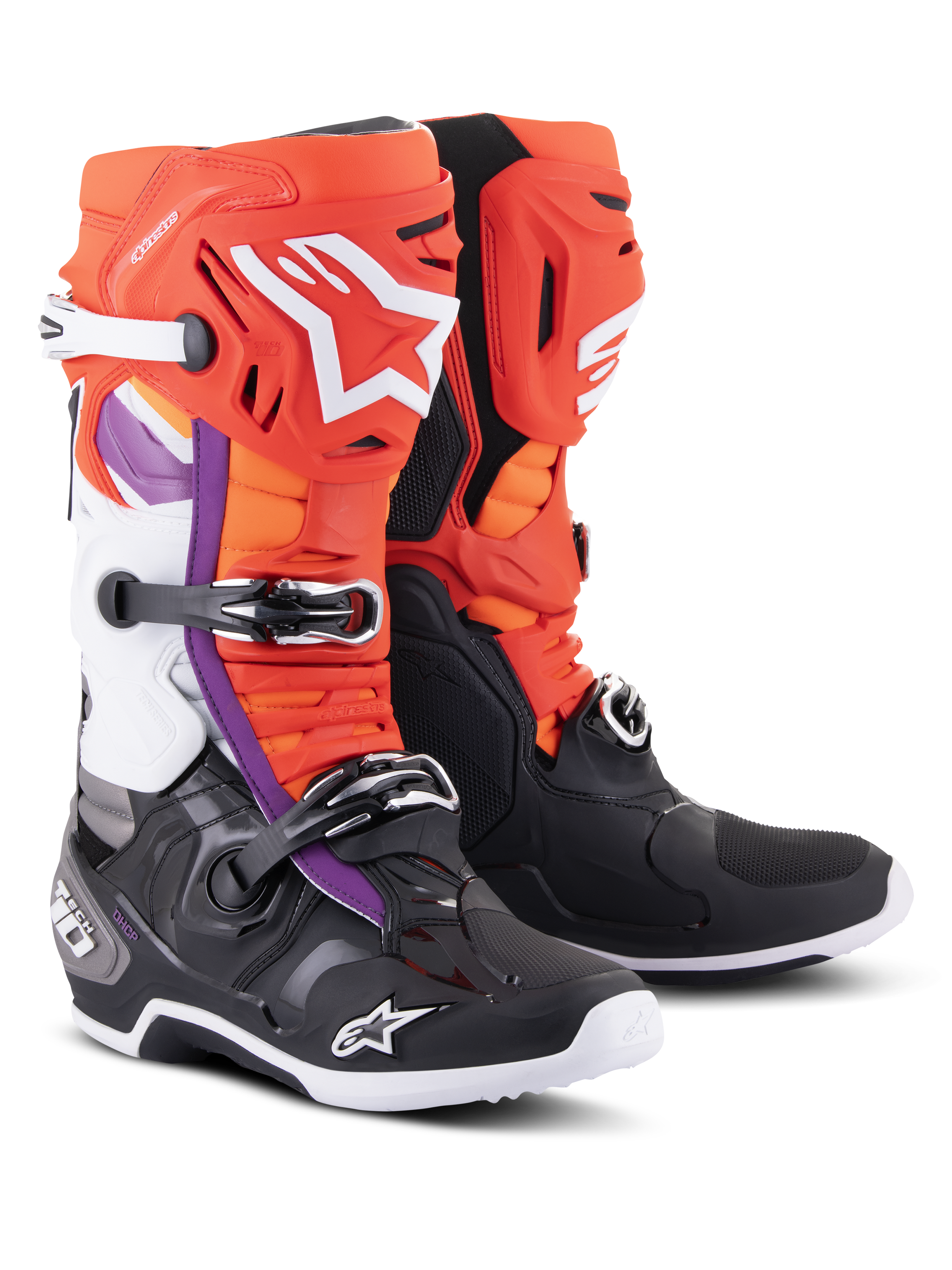 Tech 10 - Black Red MX Boots | Alpinestars® Tech 10 - Black Red MX Boots | Alpinestars®