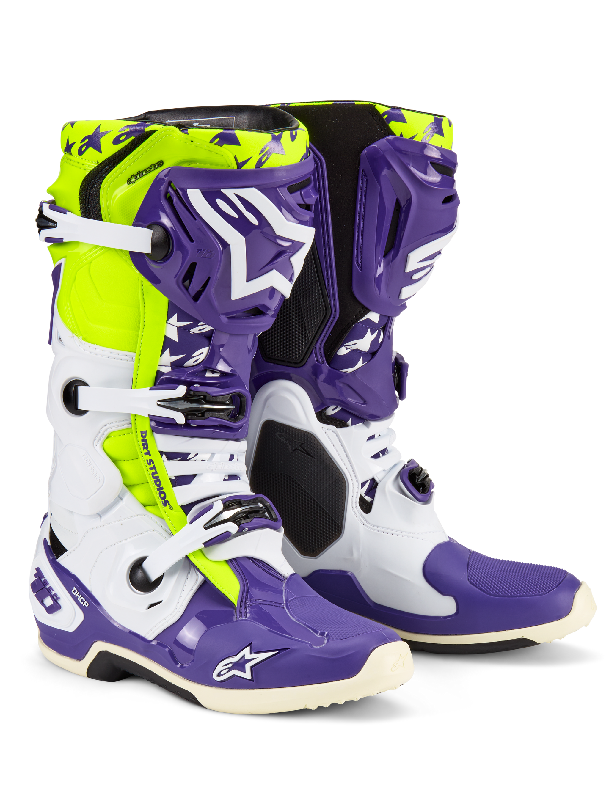 Tech 10 Dirt Studios® LE - White MX Boots | Alpinestars® Tech 10 Dirt Studios® LE - White MX Boots | Alpinestars®