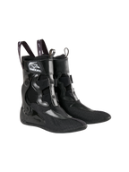 Alpinestars Tech 10 Enduro Boots Inner Booties, Black, featuring textile and mesh construction, white Alpinestars logo and 'ENDURO' branding, pull loops with star logos, and a structured internal ankle brace design for motocross performance