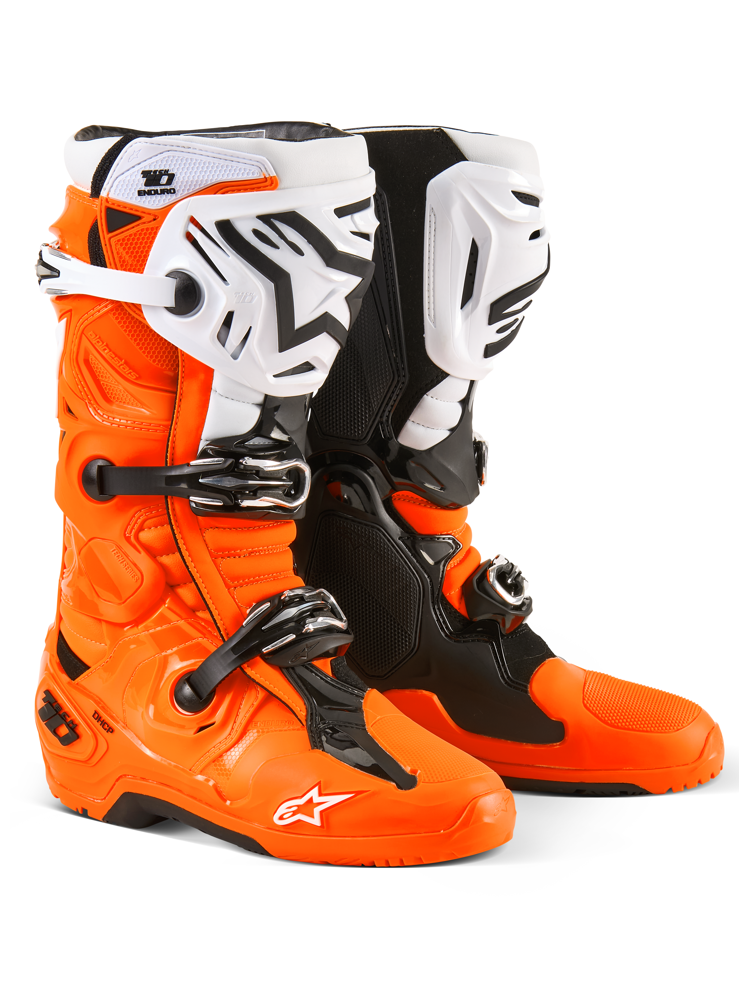 Tech 10 Enduro - Orange MX Boots | Alpinestars® Tech 10 Enduro - Orange MX Boots | Alpinestars®