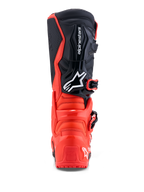 Alpinestars Tech 7 Enduro Boots in Red and Black, featuring protective TPU reinforcement for off-road riding performance.