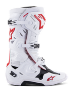 Tech 10 Supervented - White Red MX Boots | Alpinestars® Tech 10 Supervented - White Red MX Boots | Alpinestars®
