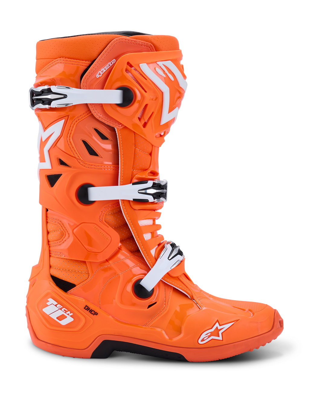 Tech 10 Supervented - Orange MX Boots | Alpinestars® Tech 10 Supervented - Orange MX Boots | Alpinestars®