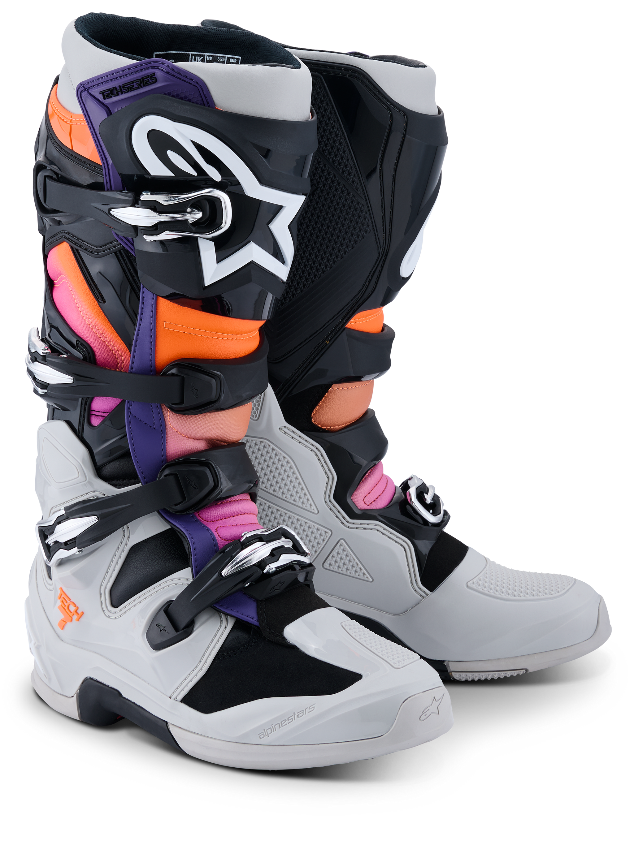 Tech Boots Black MOTOCROSS Footwear - Main Image