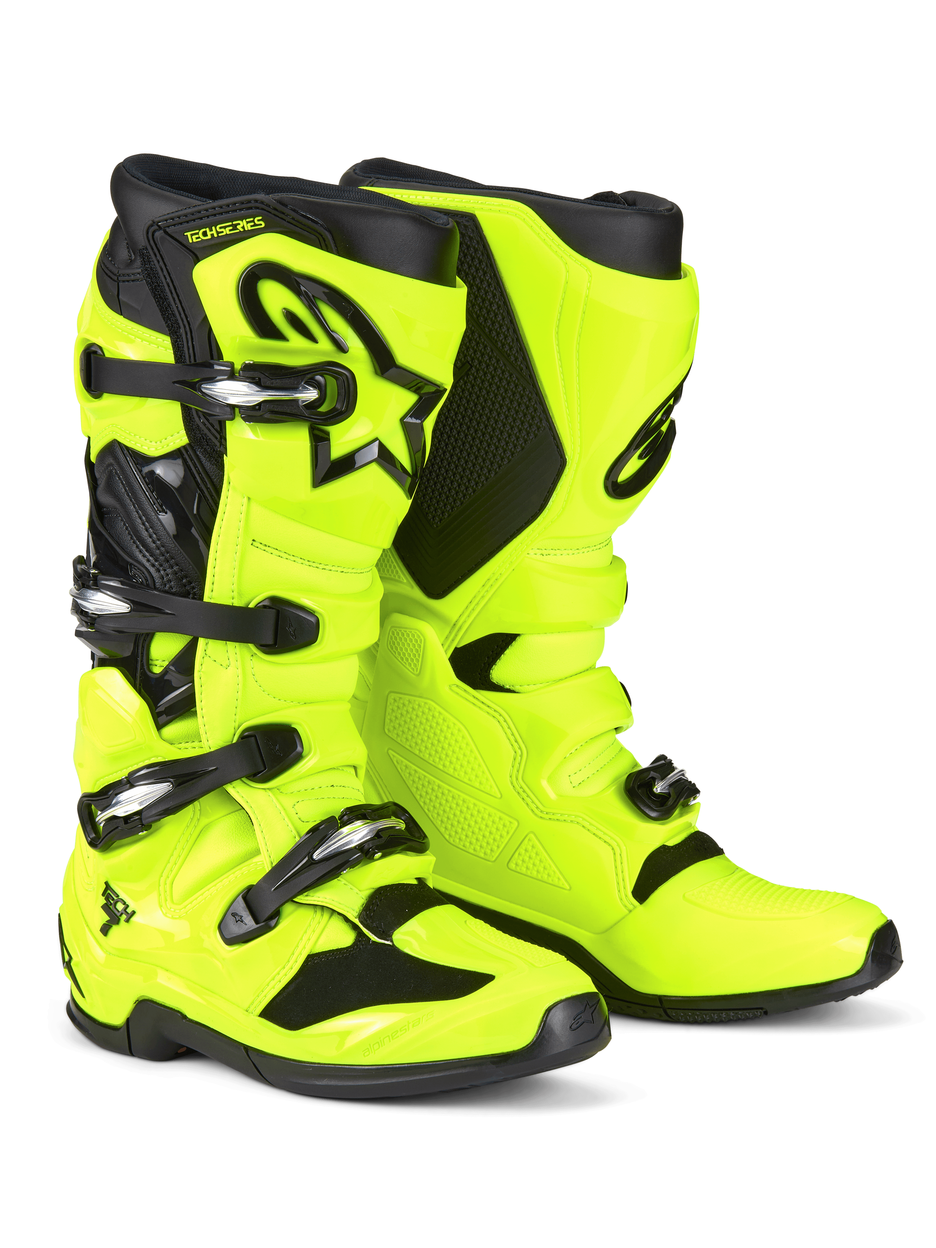 Tech 7 - Yellow Fluo MX Boots | Alpinestars® Tech 7 - Yellow Fluo MX Boots | Alpinestars®